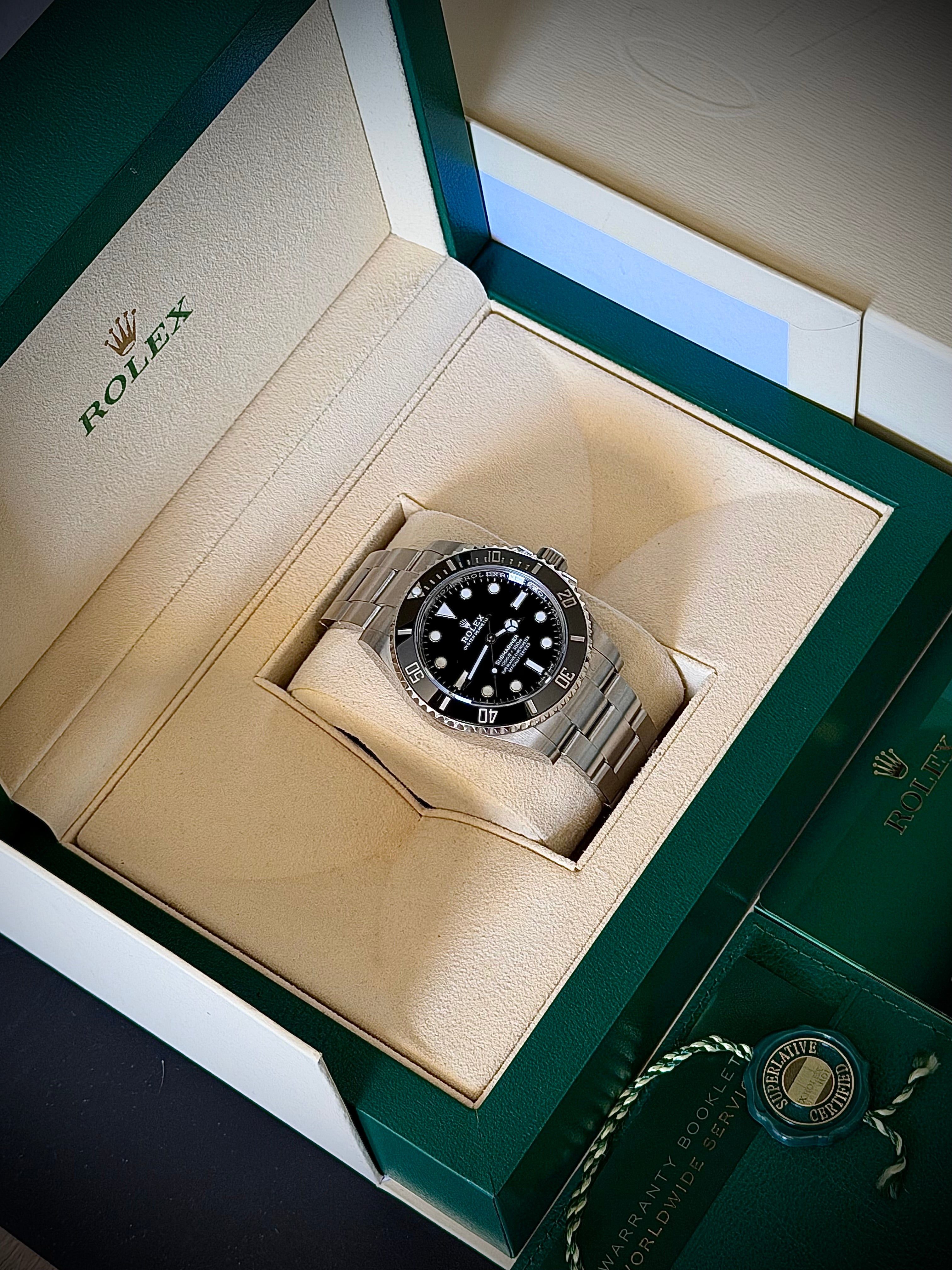 2021 ROLEX SUBMARINER, 124060, FULL SET, INC GST