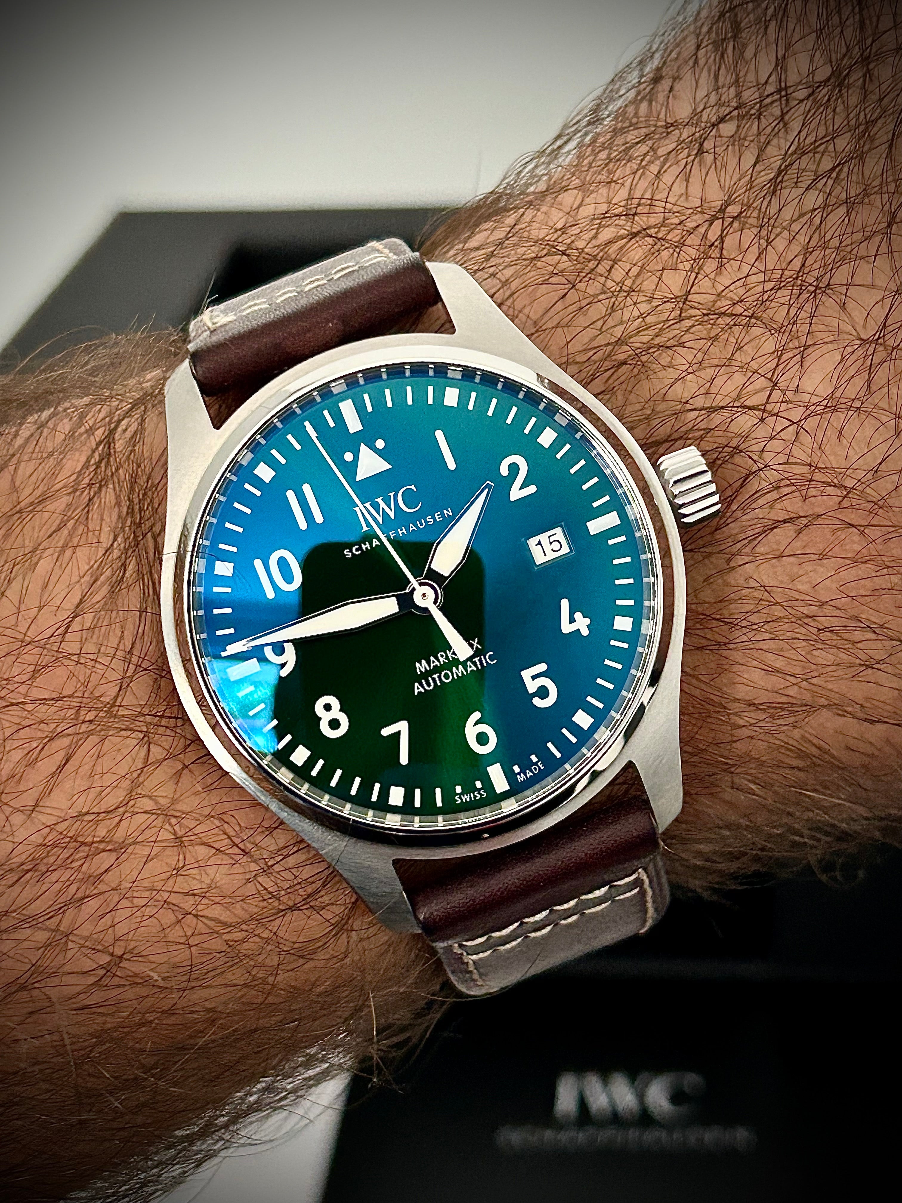 2024 IWC PILOTS WATCH MARK XX, GREEN DIAL, IW328305, FULL SET, INC GST