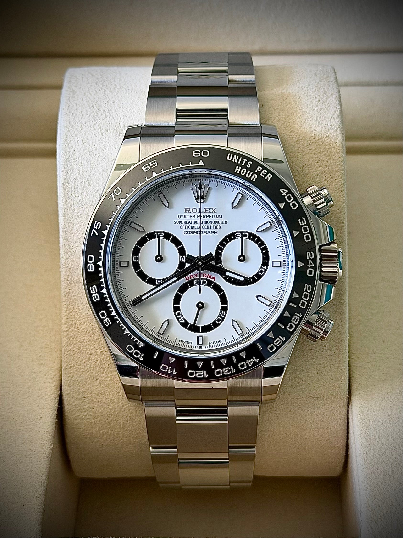 2026 ROLEX COSMOGRAPH DAYTONA “PANDA”, 126500LN, FULL SET, AS NEW, INC GST