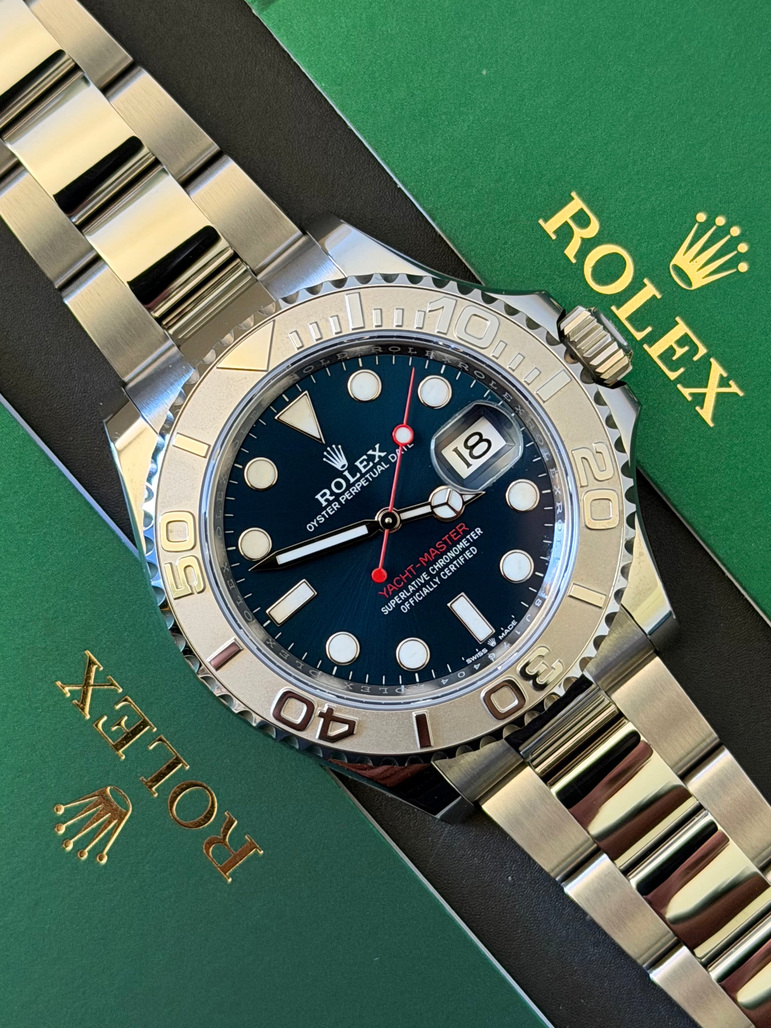 2024 ROLEX YACHT-MASTER 40, 126622, BLUE DIAL, FULL SET, INC GST