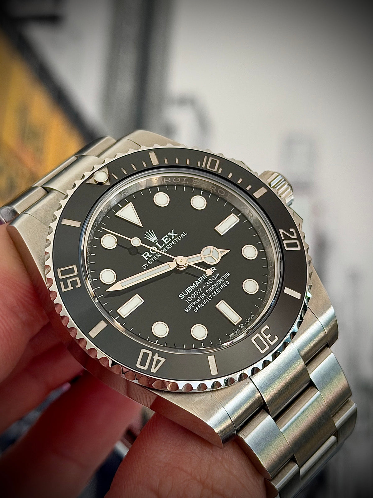 2022 ROLEX SUBMARINER, 124060, NO DATE, FULL SET, NEAR MINT CONDITION, INC GST