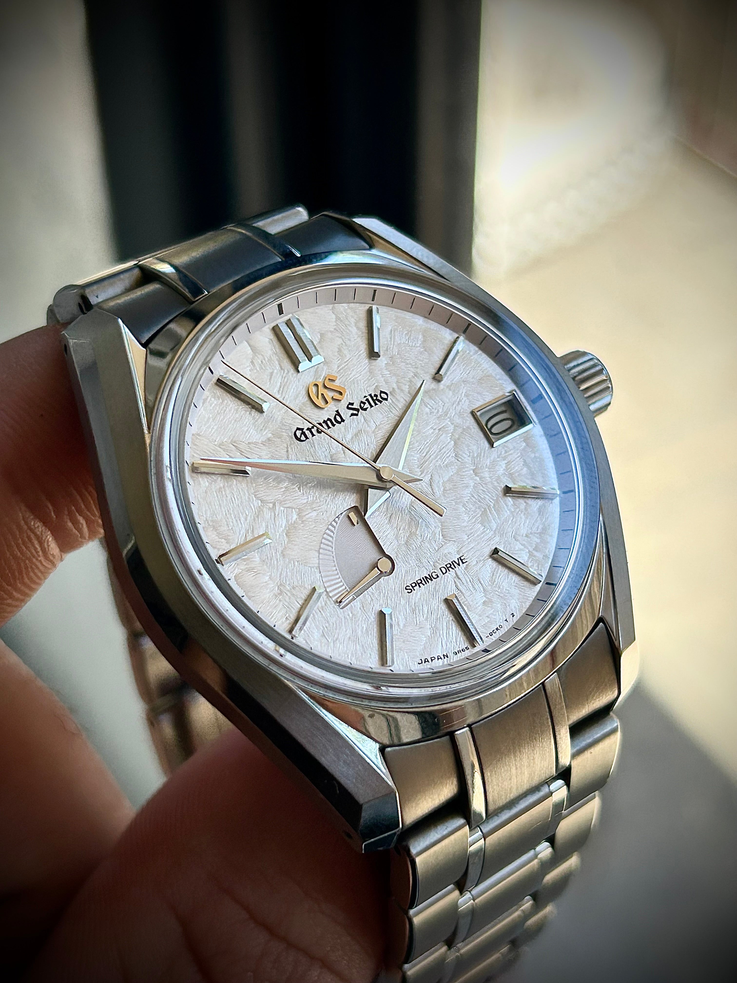 2022 GRAND SEIKO HERITAGE SPRING DRIVE, SHUNBUN, SBGA413, FULL SET, INC GST