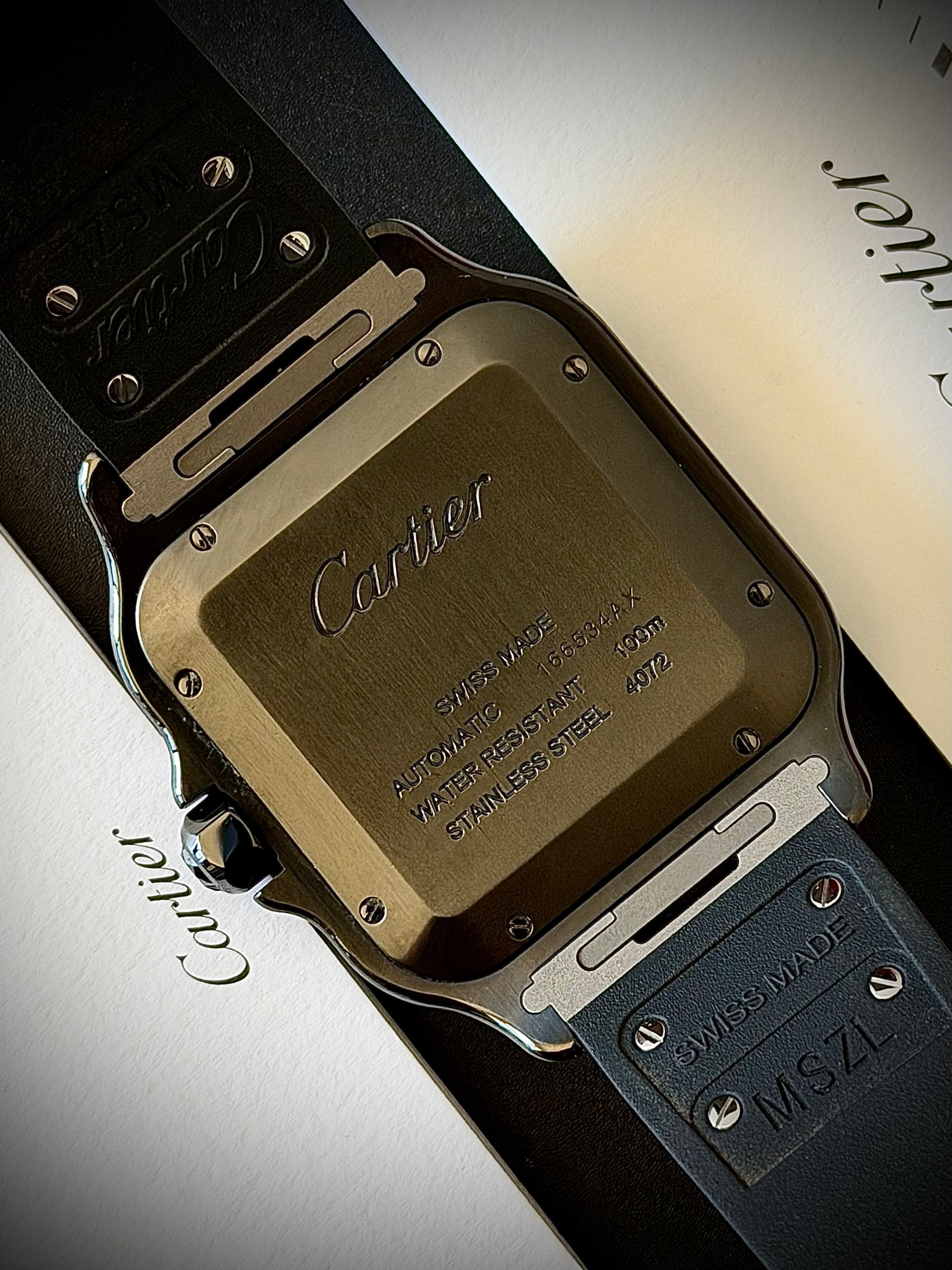 2020 CARTIER SANTOS LARGE ADLC, WSSA0039, FULL SET, INC GST