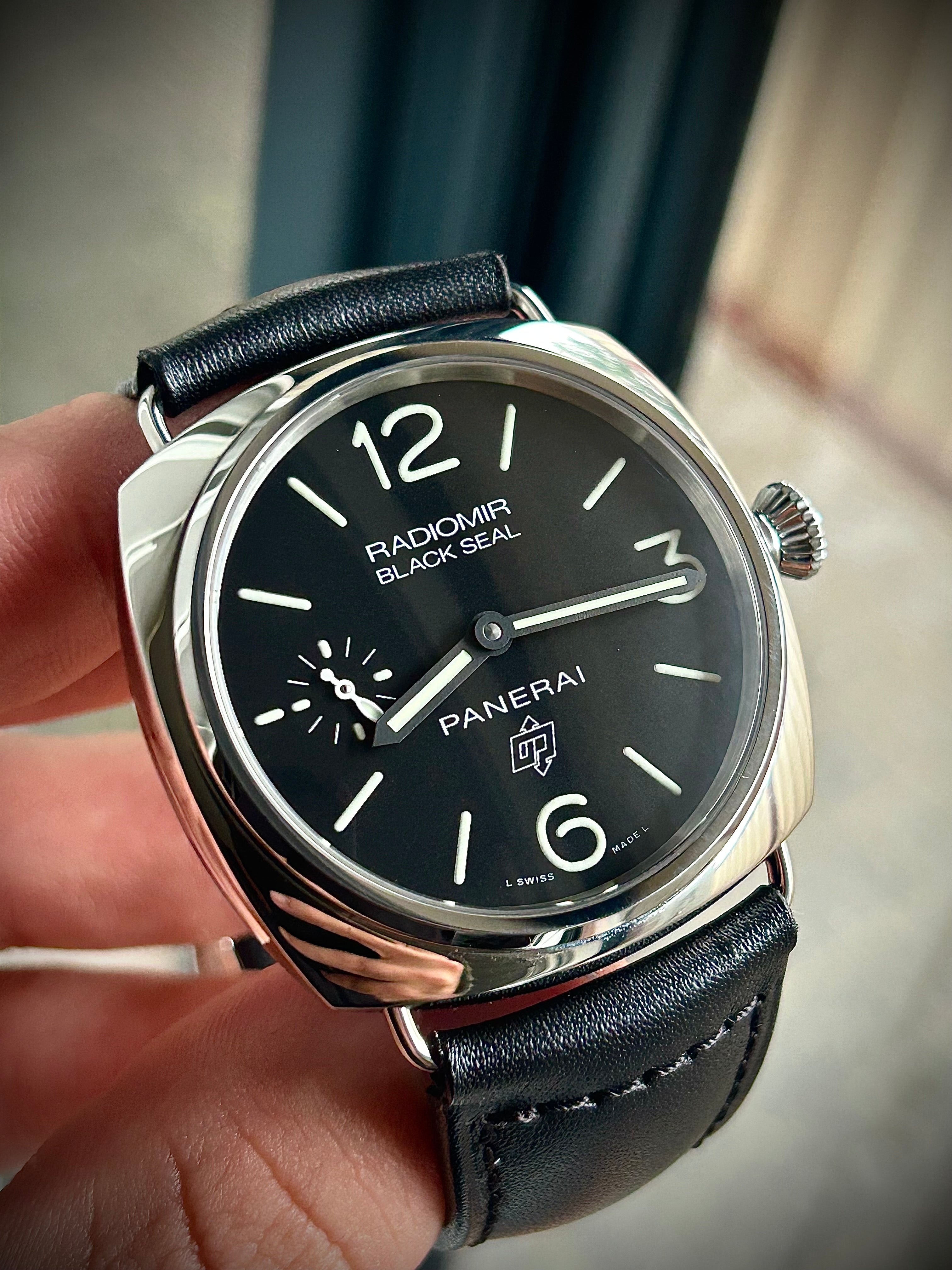 2014 PANERAI RADIOMIR BLACK SEAL LOGO, PAM00380, FULL SET, INC GST