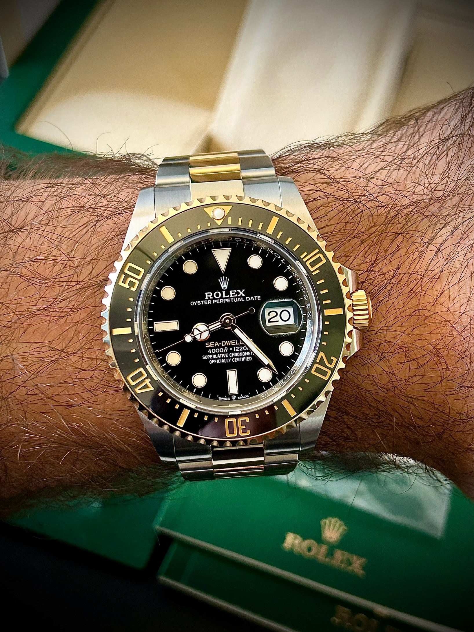 2024 ROLEX SEA DWELLER, TWO TONE, 126603, FULL SET, INC GST