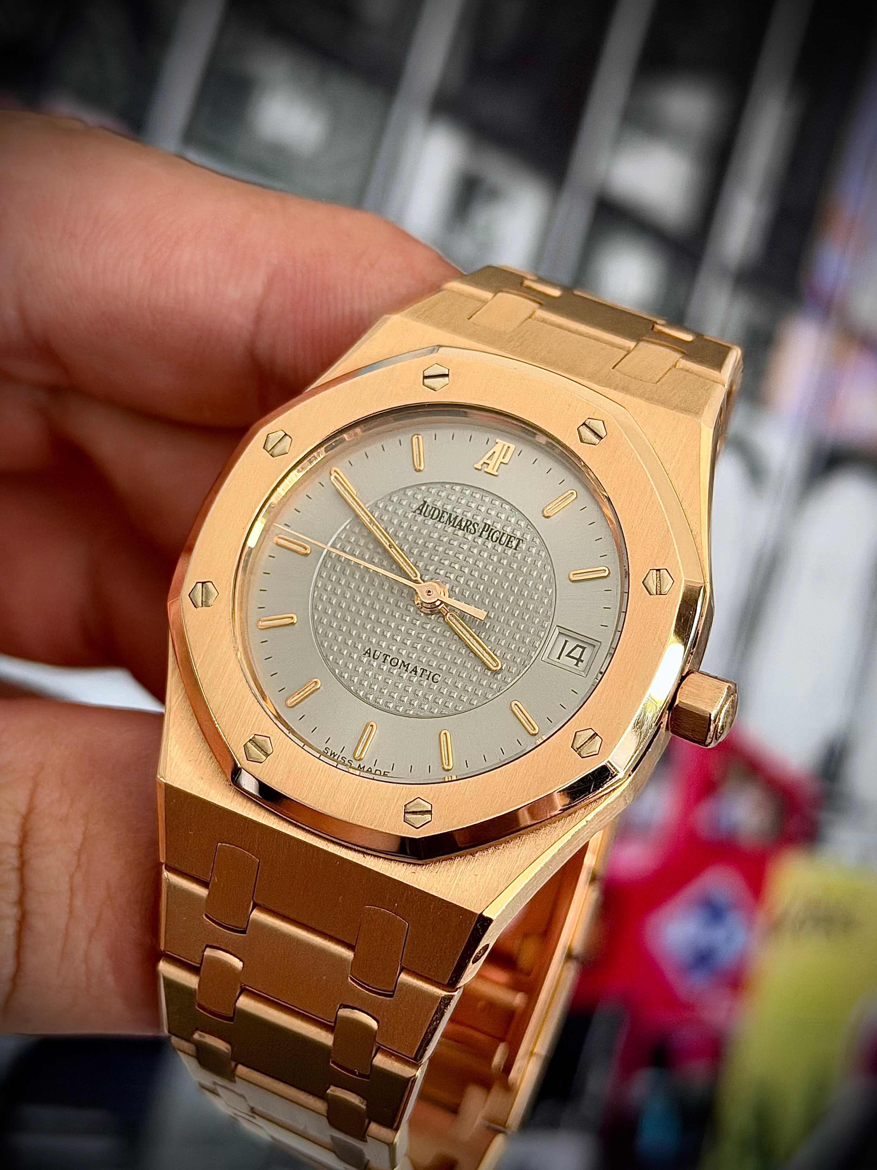 1998 AUDEMARS PIGUET NICK FALDO LIMITED, 15097OR/O/0789OR/01, FULL SET, INC GST