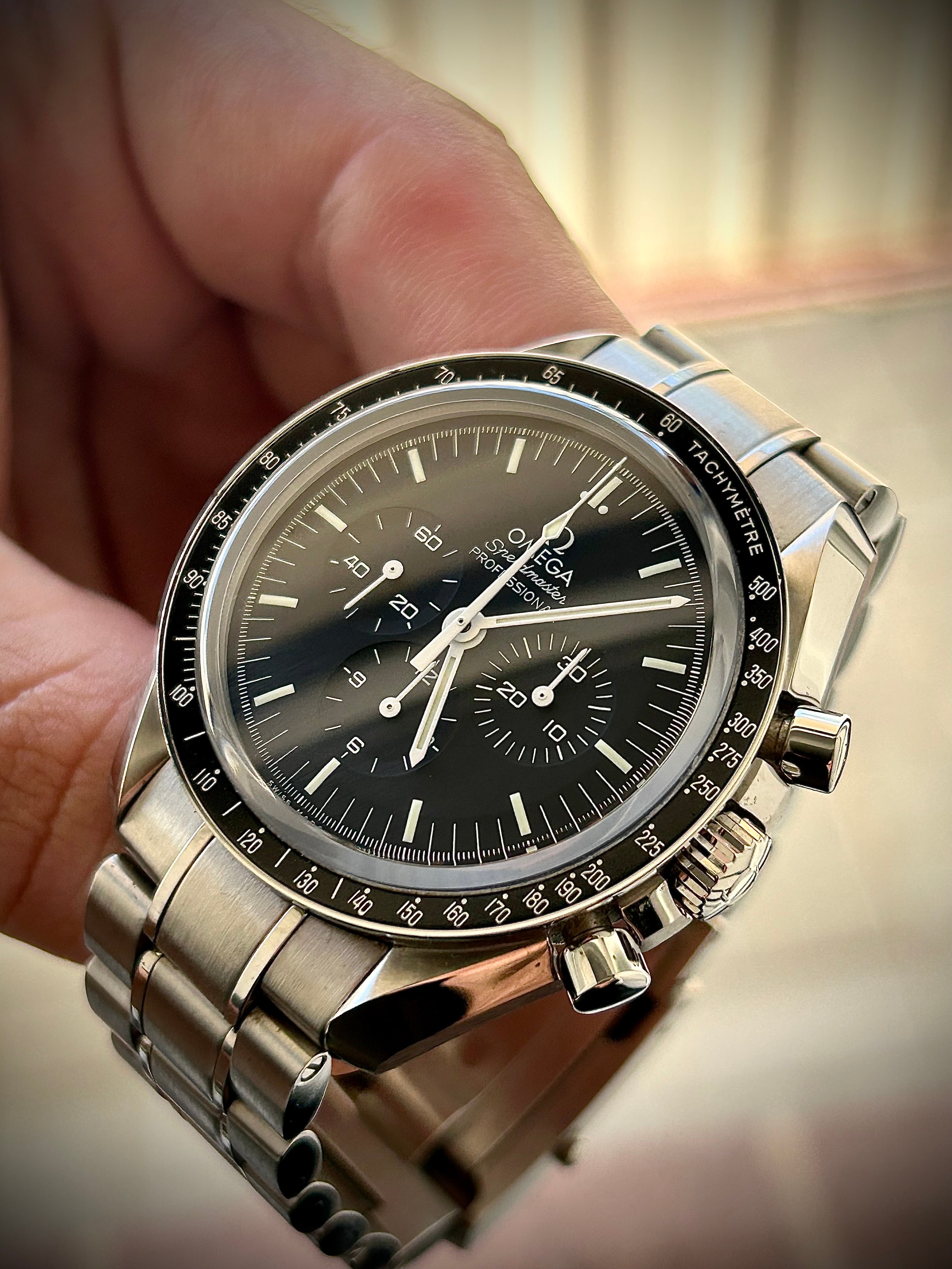 2020 OMEGA SPEEDMASTER MOONWATCH SAPPHIRE SANDWICH, BIG BOX, FULL SET, INC GST