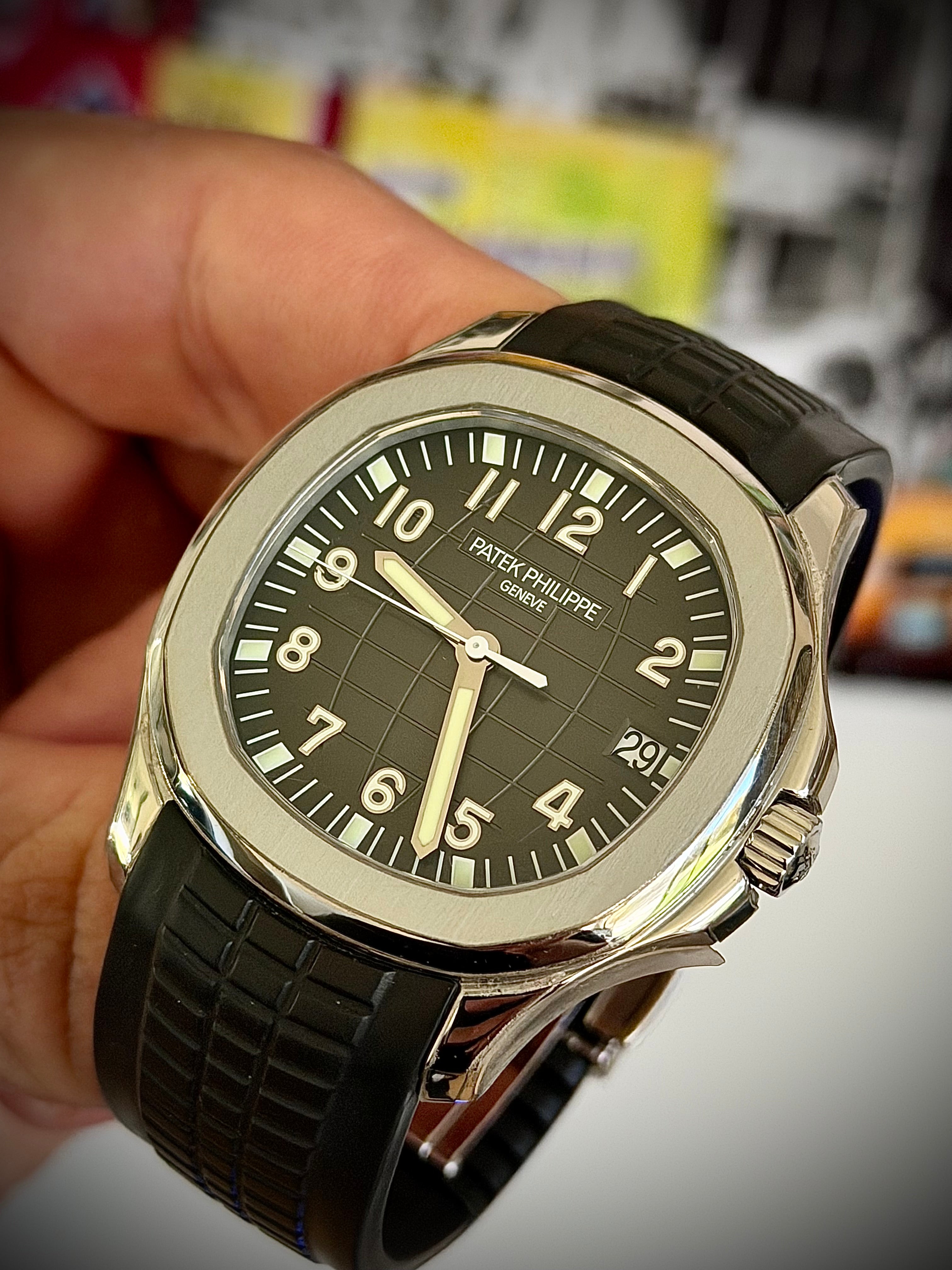 2008 PATEK PHILIPPE AQUANAUT, 5165A, FULL SET, INC GST
