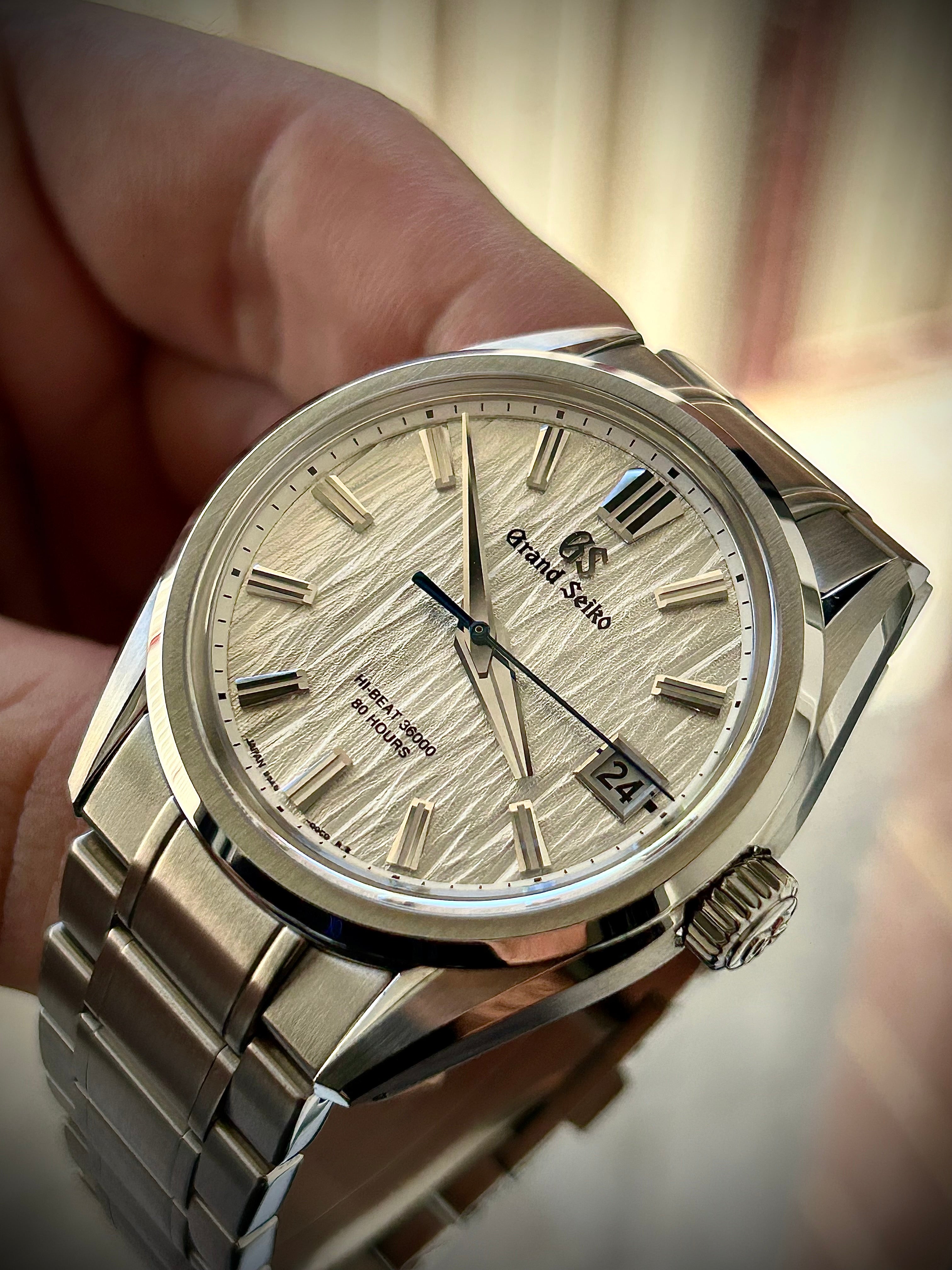 2022 GRAND SEIKO EVOLUTION 9, WHITE BIRCH, SLGH005, FULL SET, INC GST