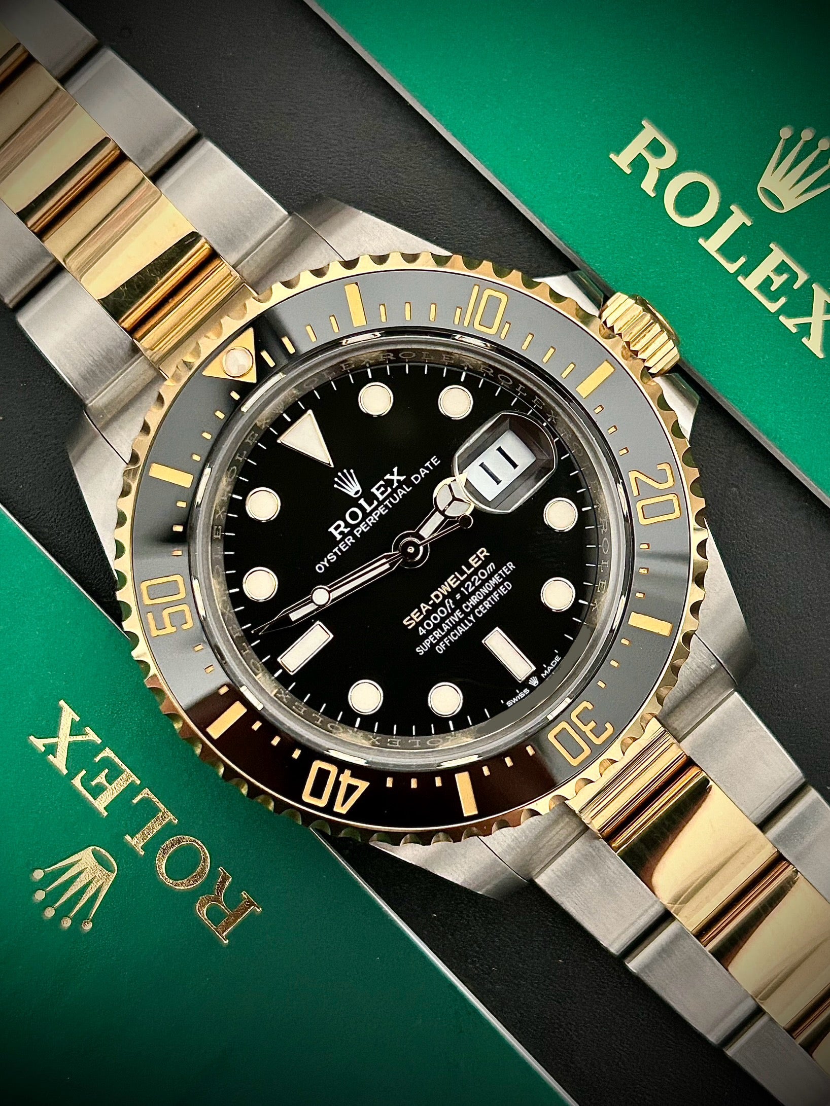 2022 ROLEX SEA DWELLER, TWO TONE, 126603, FULL SET, INC GST