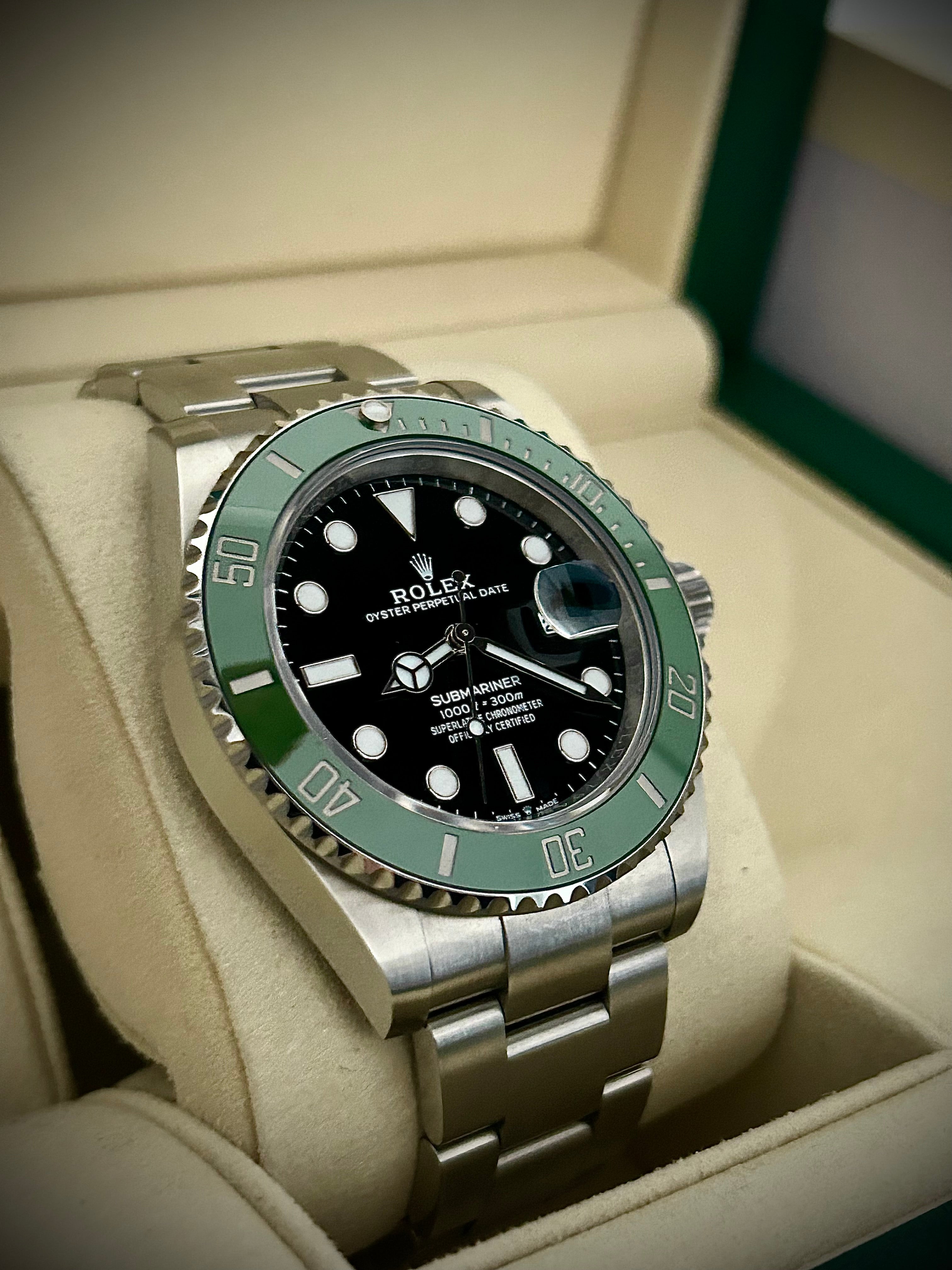 2024 ROLEX SUBMARINER DATE, 126610LV, STARBUCKS, FULL SET, INC GST