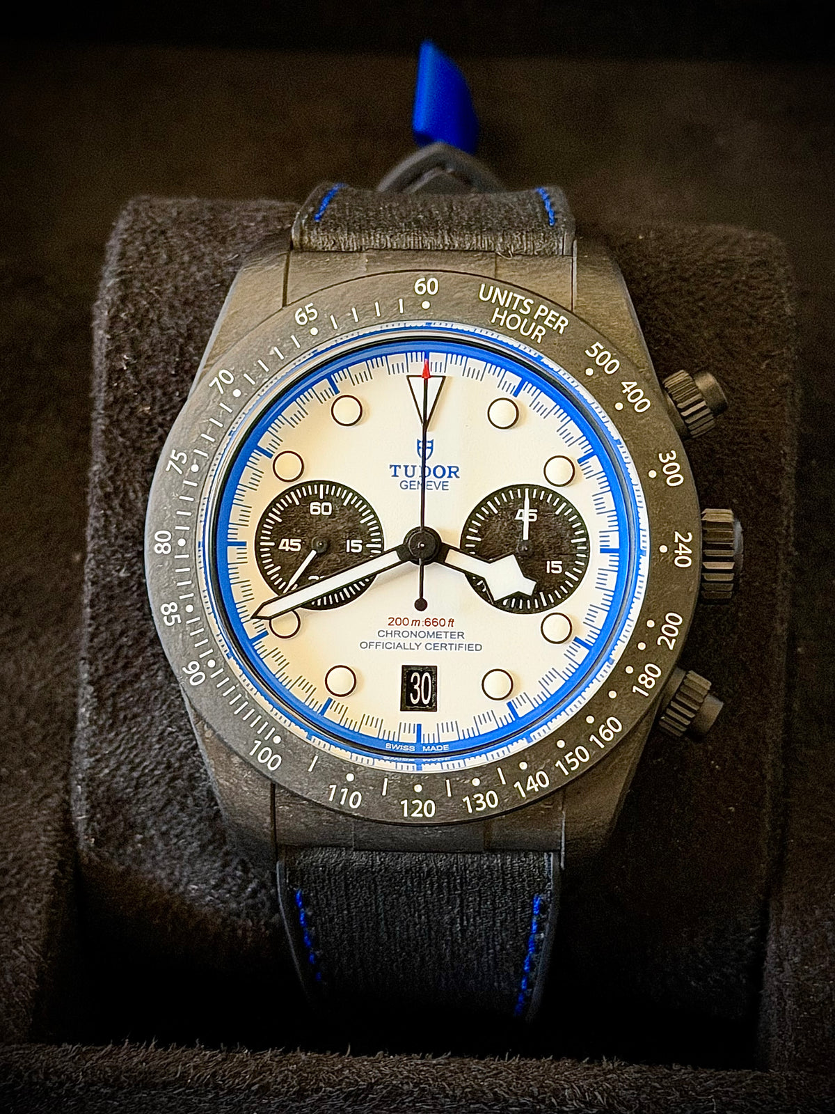 2025 TUDOR BLACK BAY CHRONO “CARBON 25”, M79377KN-0001, LIMITED EDITION, FULL SET, MINT CONDITION, INC GST