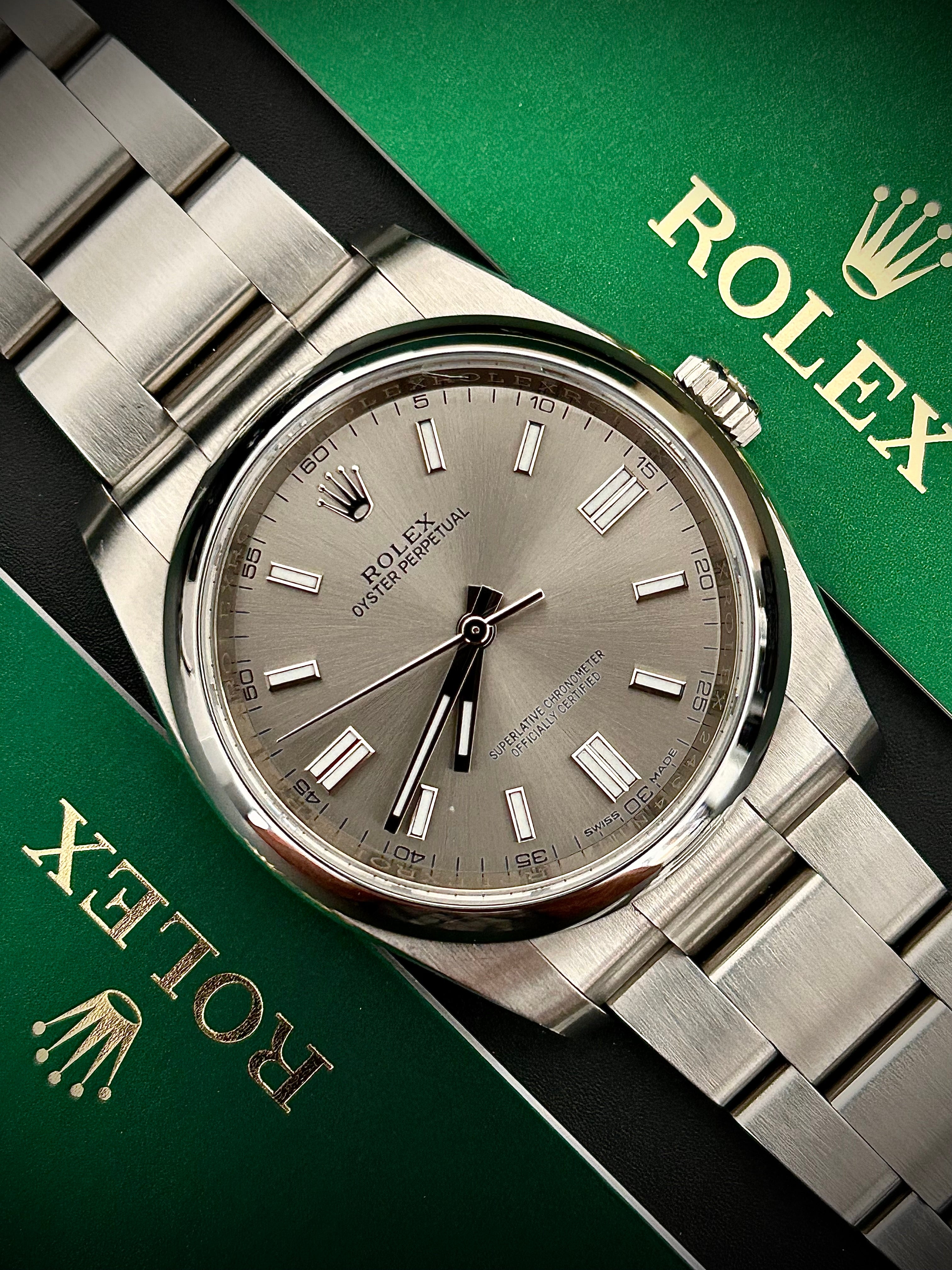 2019 ROLEX OYSTER PERPETUAL 36, FULL SET, INC GST