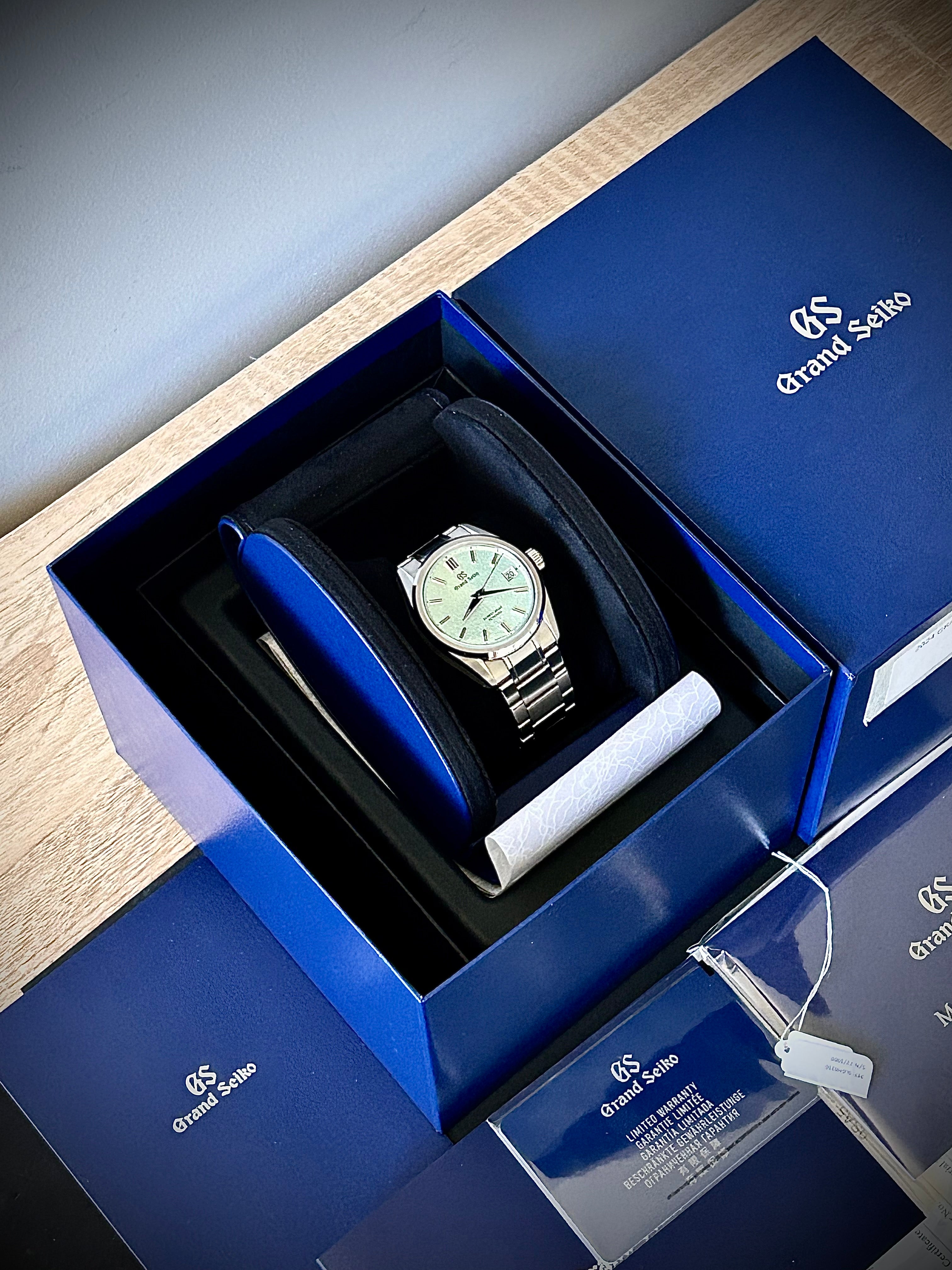 2024 GRAND SEIKO EVOLUTION 9, HI-BEAT, “GENBI VALLEY,” SLGH021, FULL SET, INC GST
