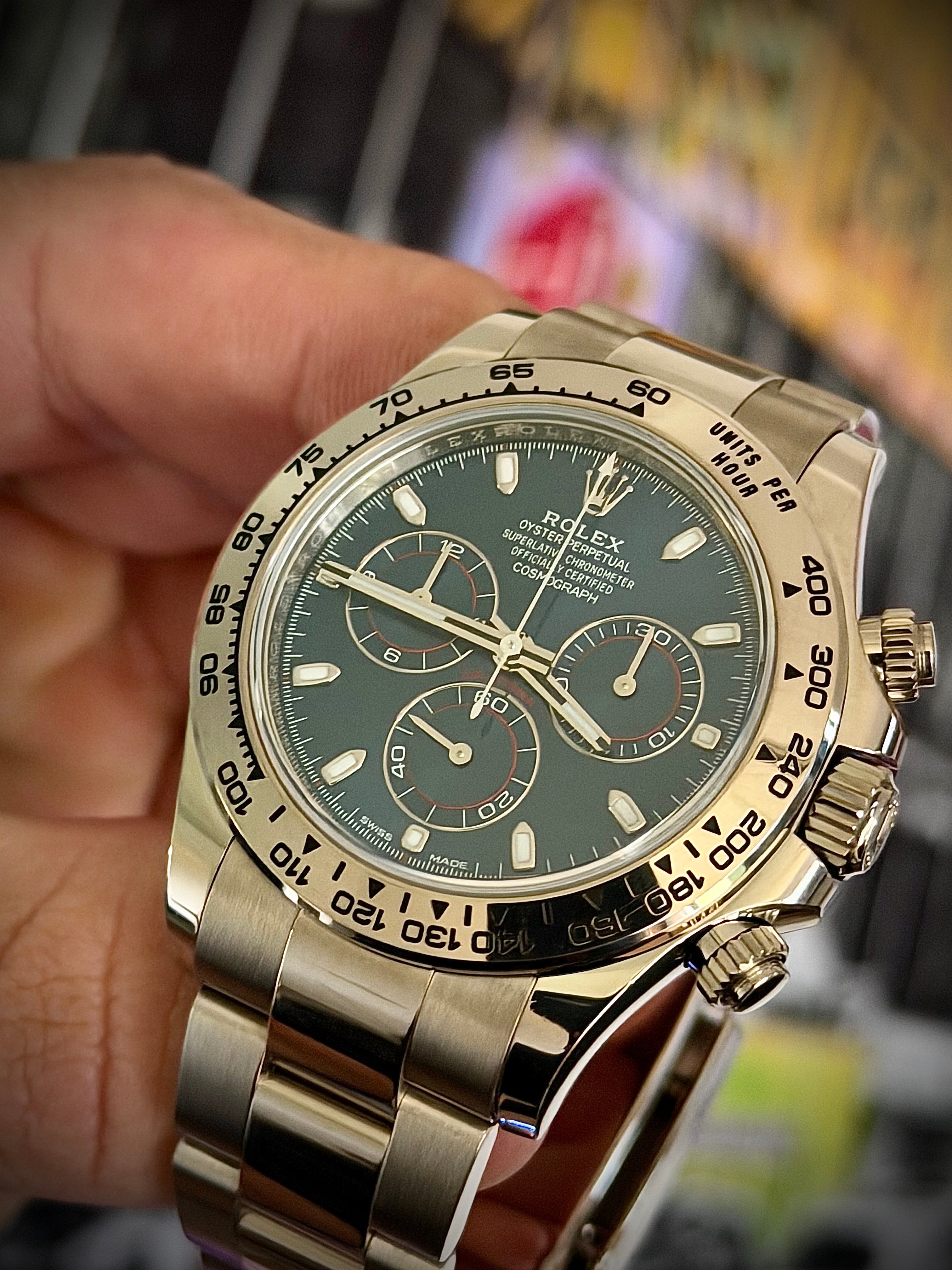 2017 ROLEX COSMOGRAPH DAYTONA “JOHN MAYER”, 116509, BLUE DIAL, BOX & PAPERS, INC GST