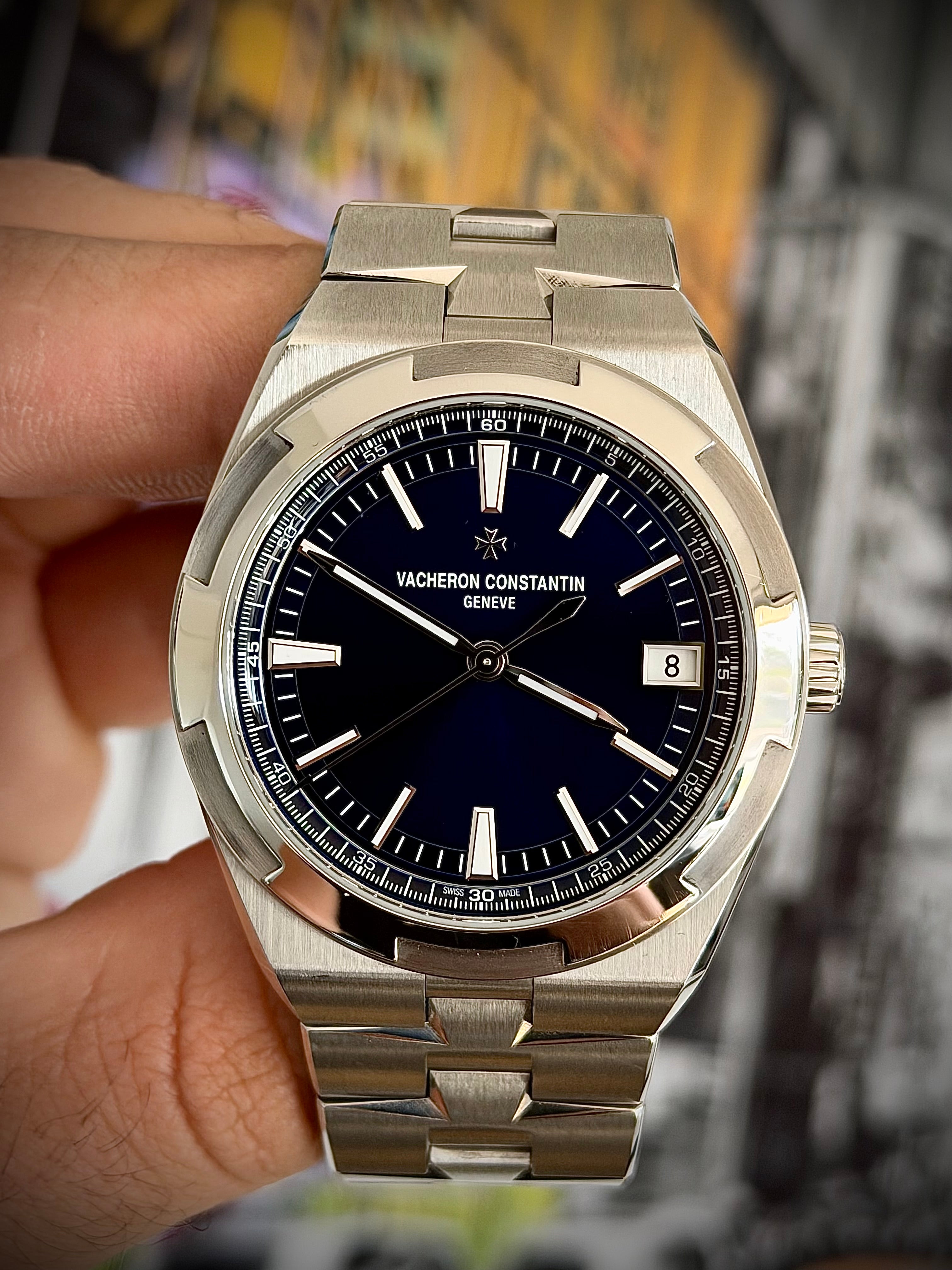 2024 VACHERON CONSTANTIN OVERSEAS, BLUE DIAL, 4520V/110A-B128, FULL SET, INC GST