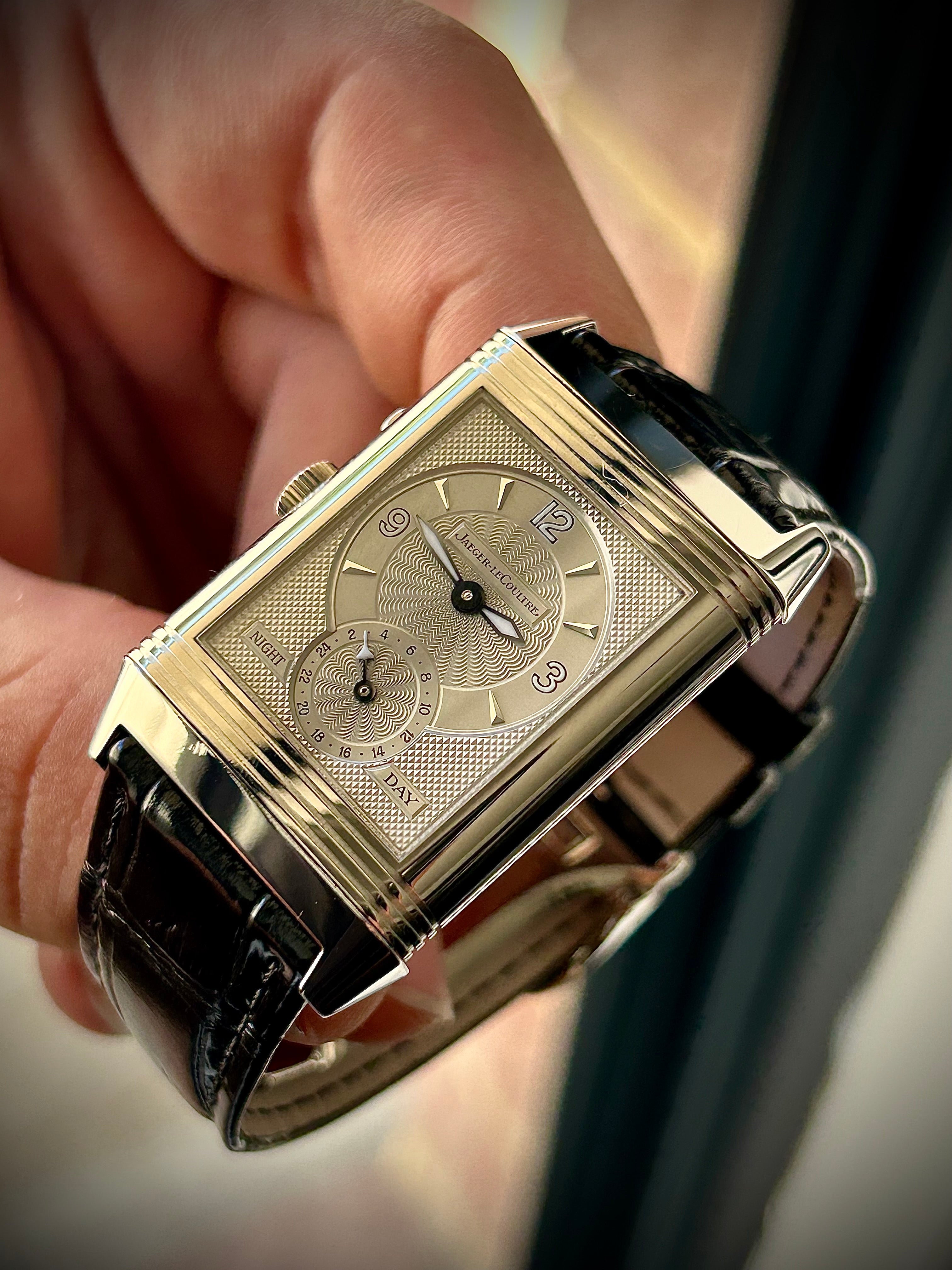 2004 JAEGER-LECOULTRE REVERSO DUO FACE, DAY & NIGHT WHITE GOLD, 270.3.54, FULL SET, SERVICED, INC GST