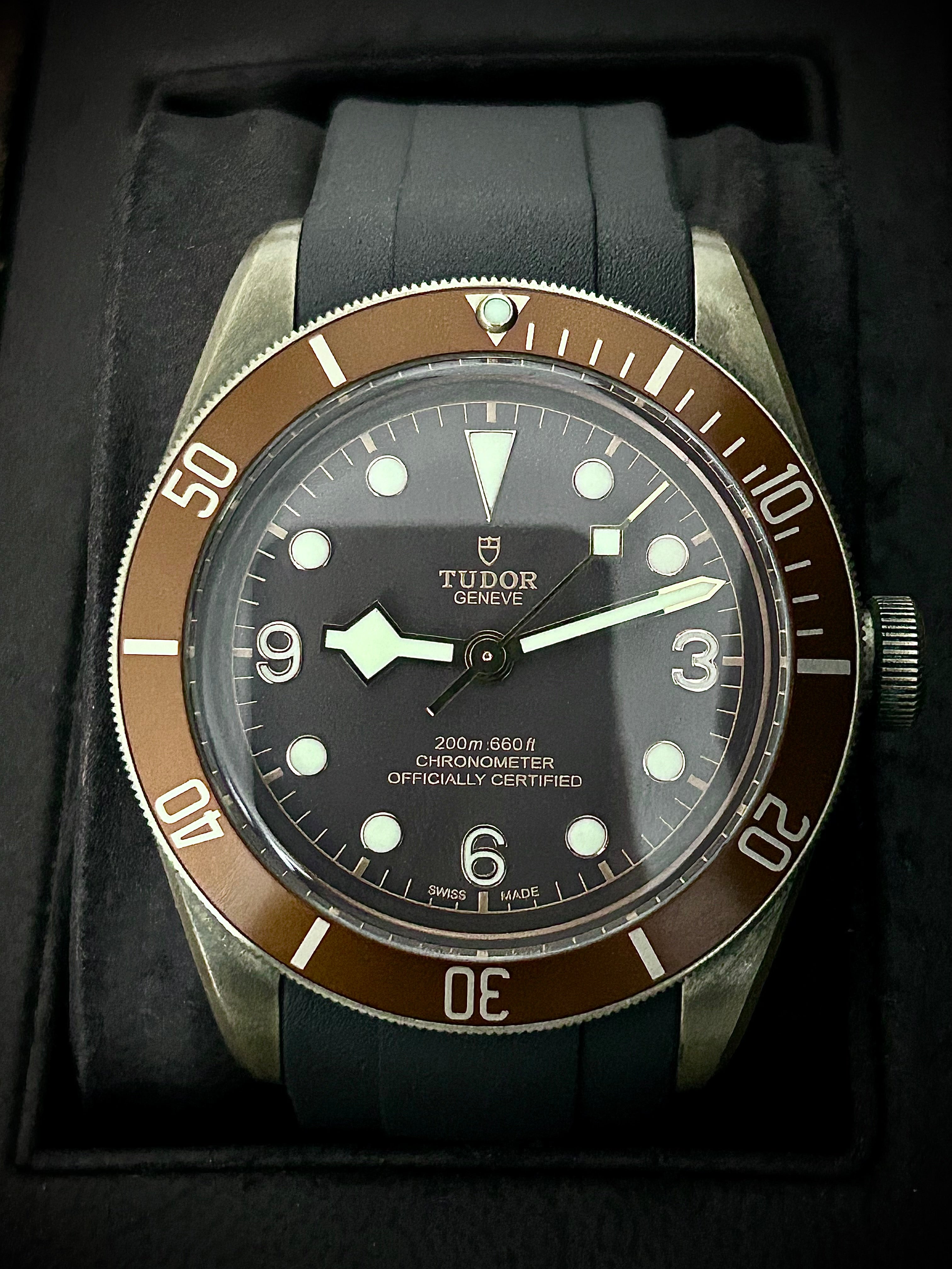 2017 TUDOR BLACK BAY BRONZE, 79250BM, FULL SET, INC GST