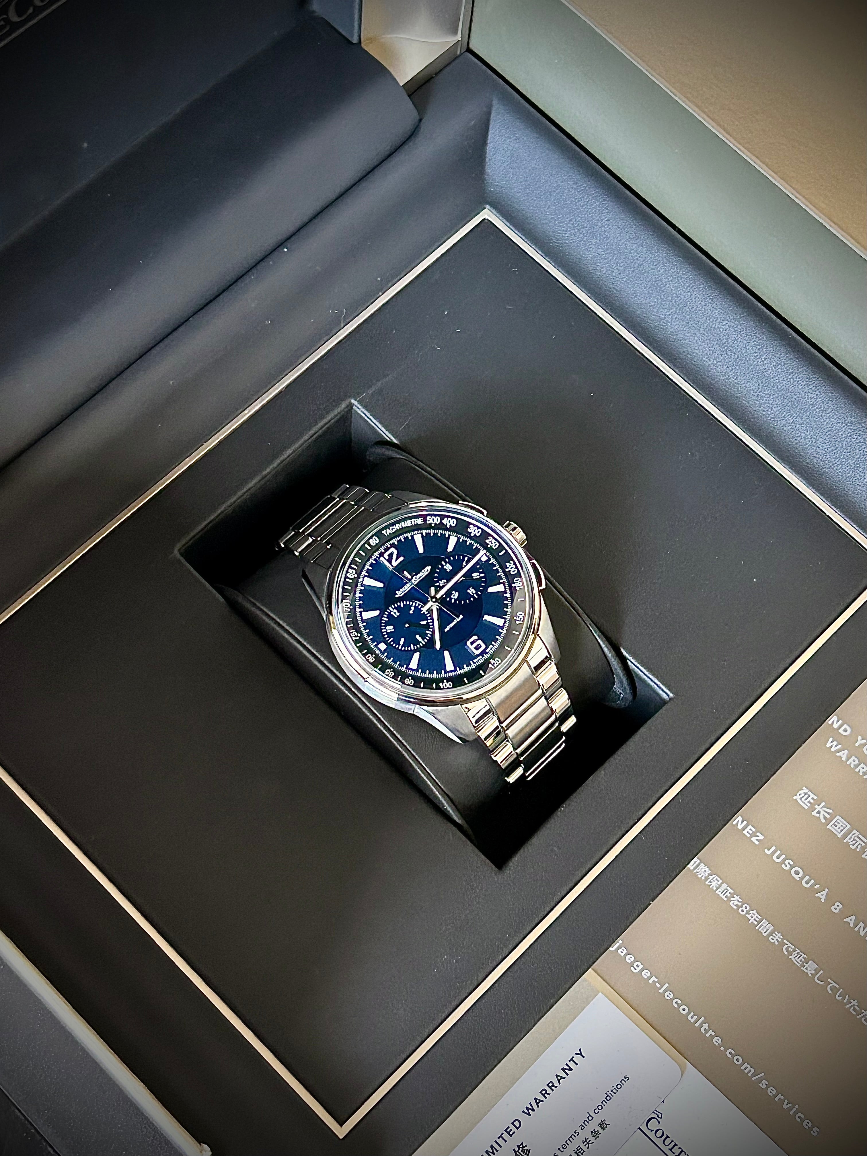 2022 JAEGER-LECOULTRE POLARIS CHRONOGRAPH, Q9028180,  FULL SET, INC GST