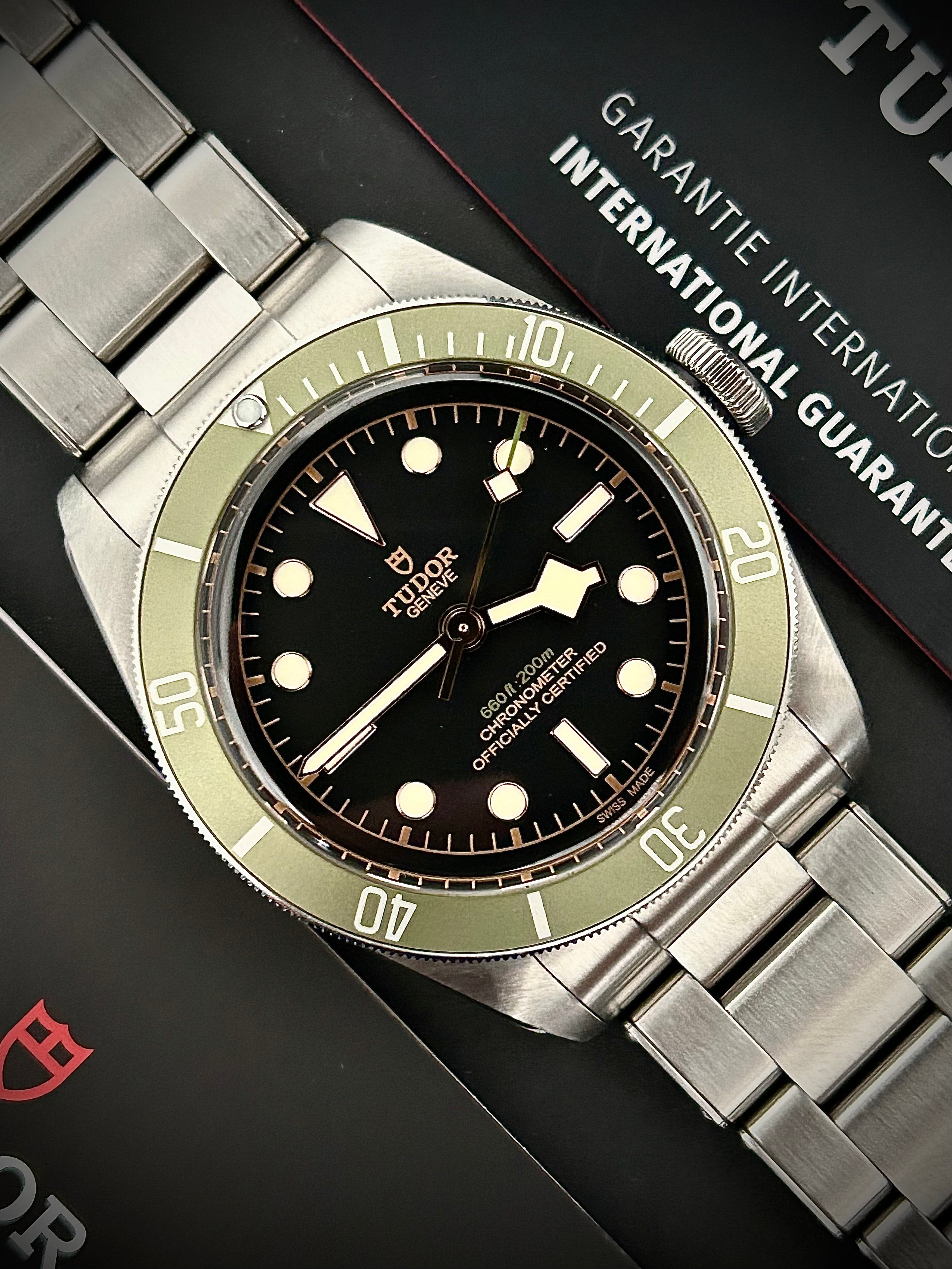 2023 TUDOR BLACK BAY HARRODS, 41MM, M79230G, FULL SET, INC GST