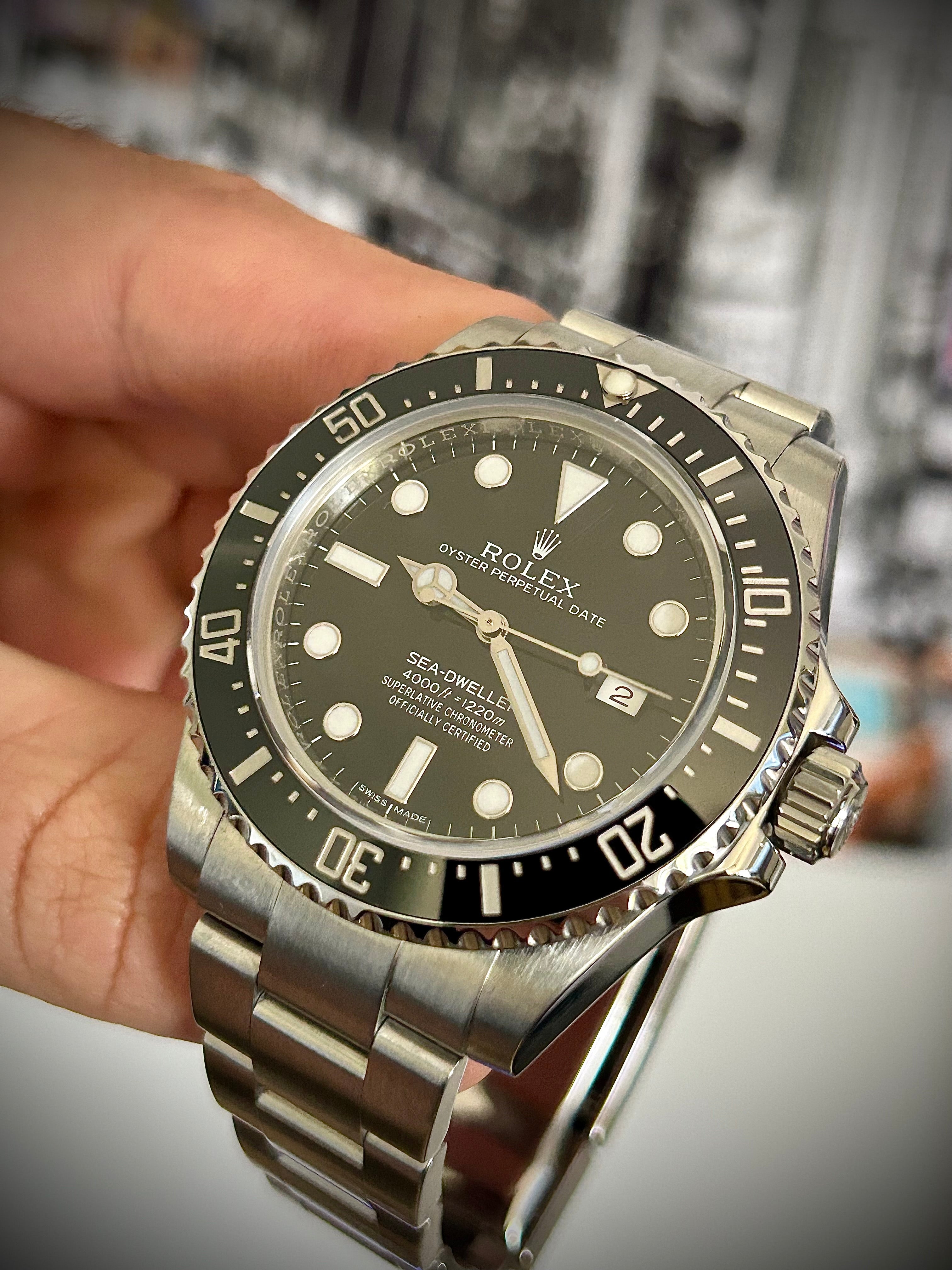 2016 ROLEX SEA-DWELLER 4000, 116600, FULL SET, INC GST