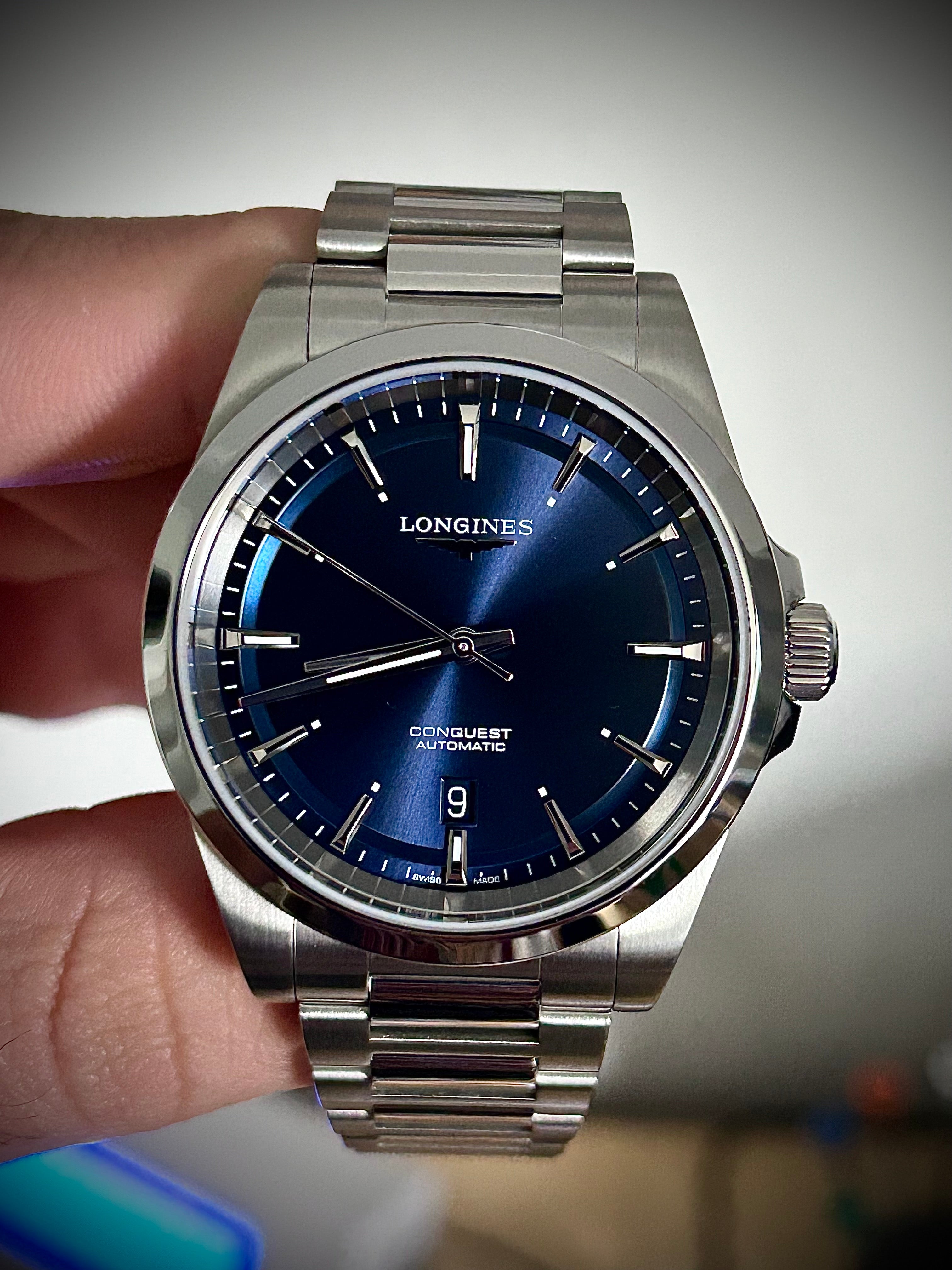 2025 LONGINES CONQUEST AUTOMATIC, FULL SET, INC GST