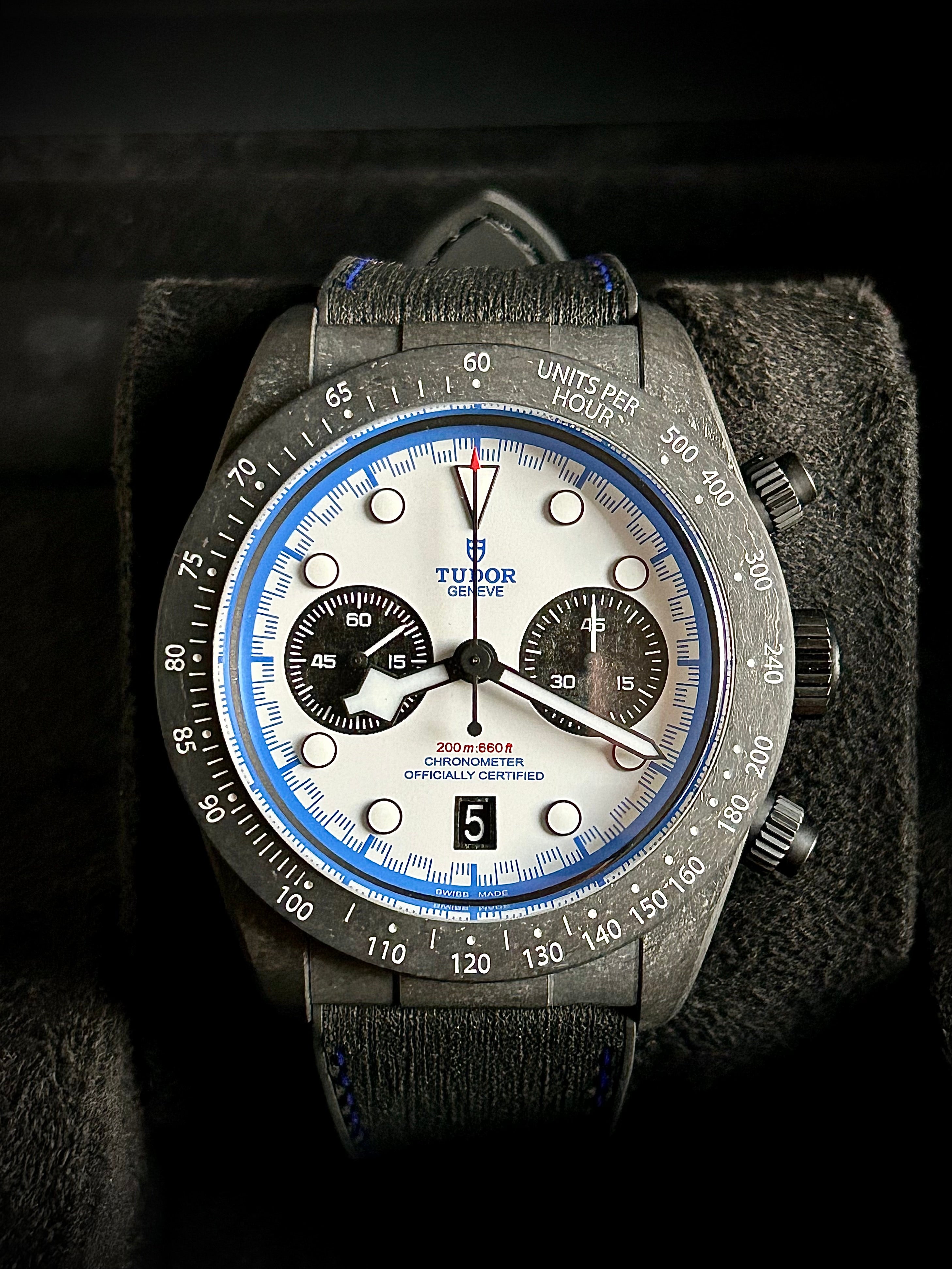2025 TUDOR BLACK BAY CHRONOGRAPH CARBON 25, FULL SET, INC GST