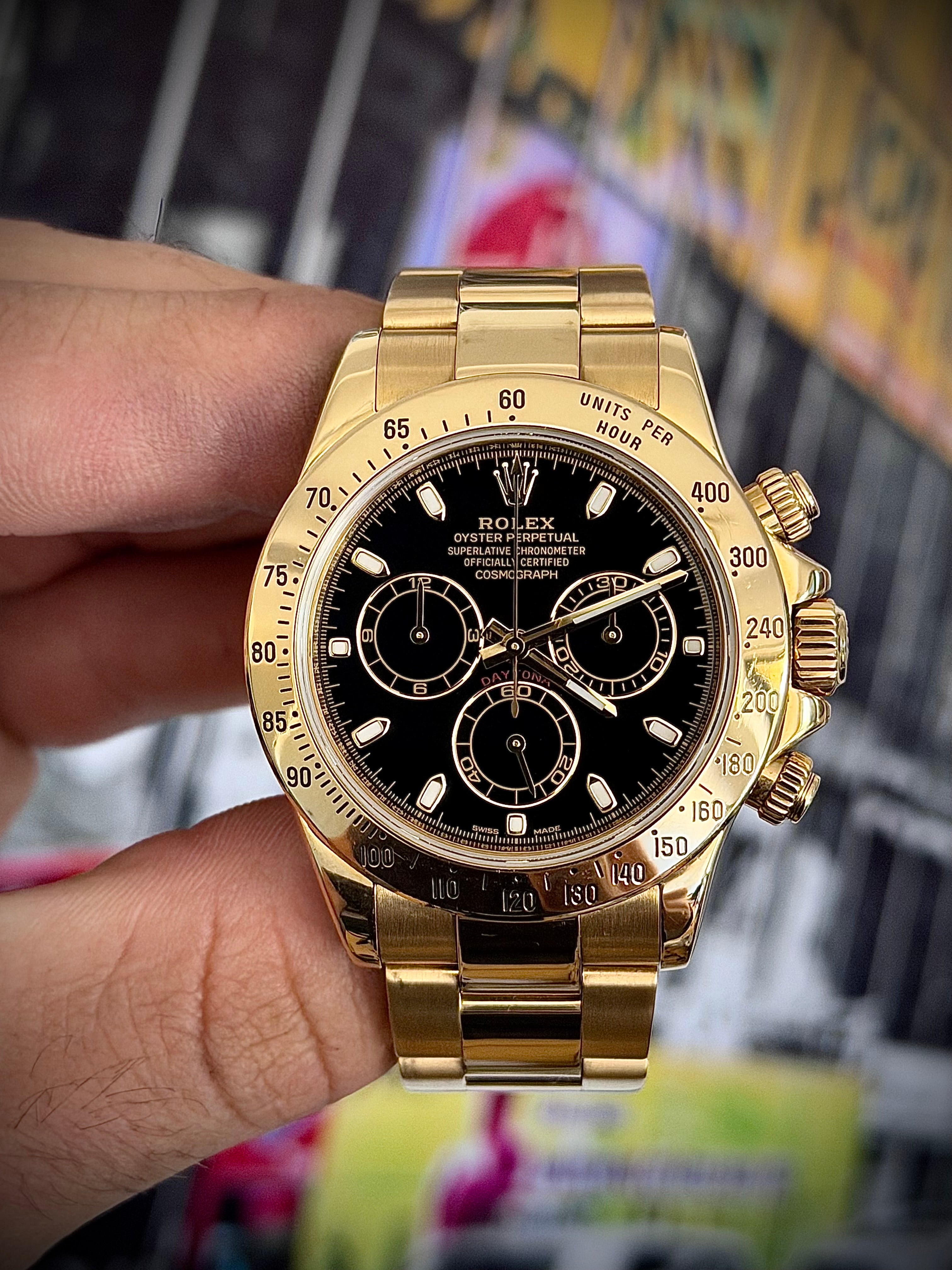 2014 ROLEX DAYTONA, 116528, BOX AND PAPERS, INC GST