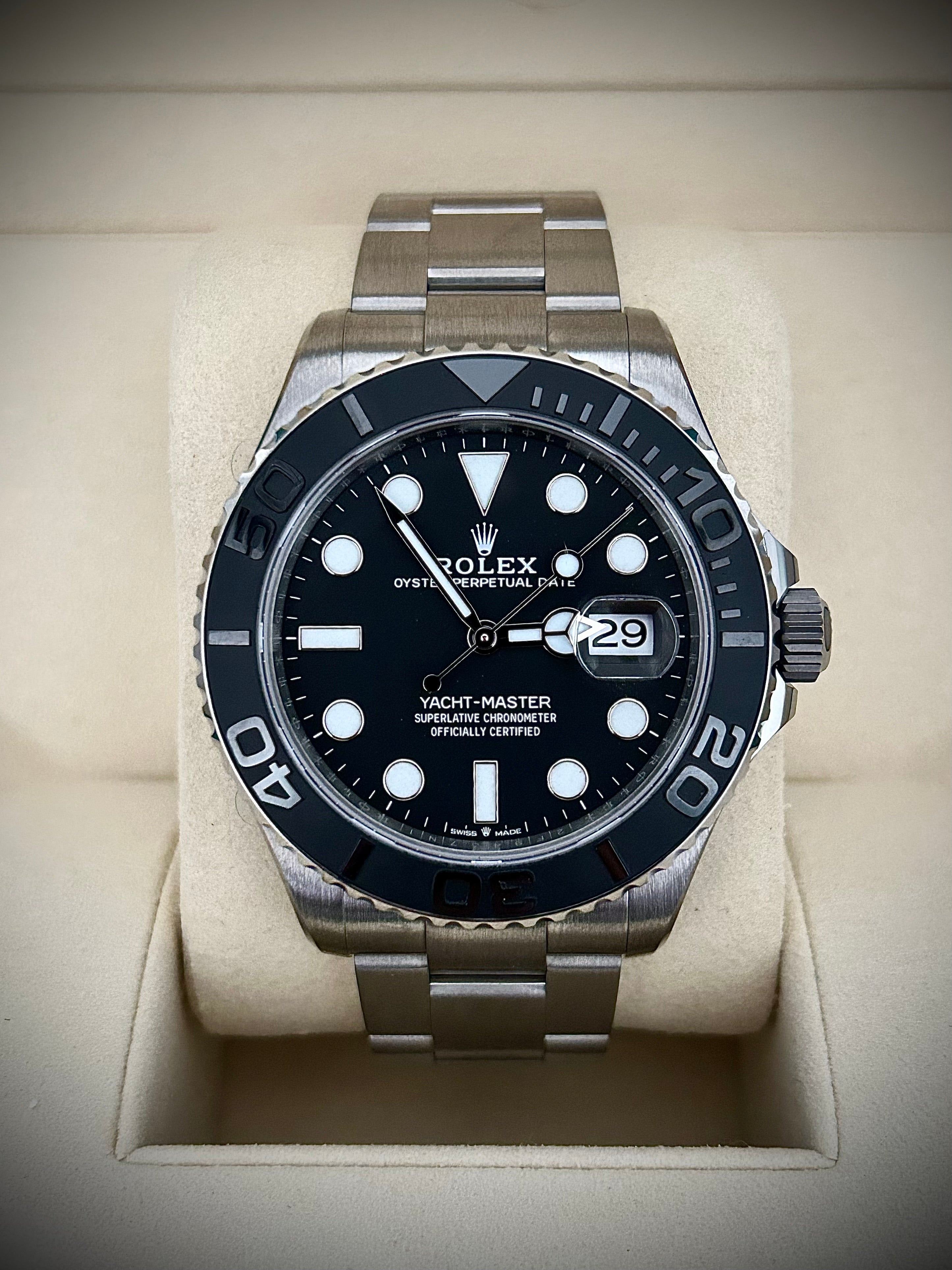 2024 ROLEX YACHT-MASTER 42, 226627, TITANIUM, FULL SET, INC GST