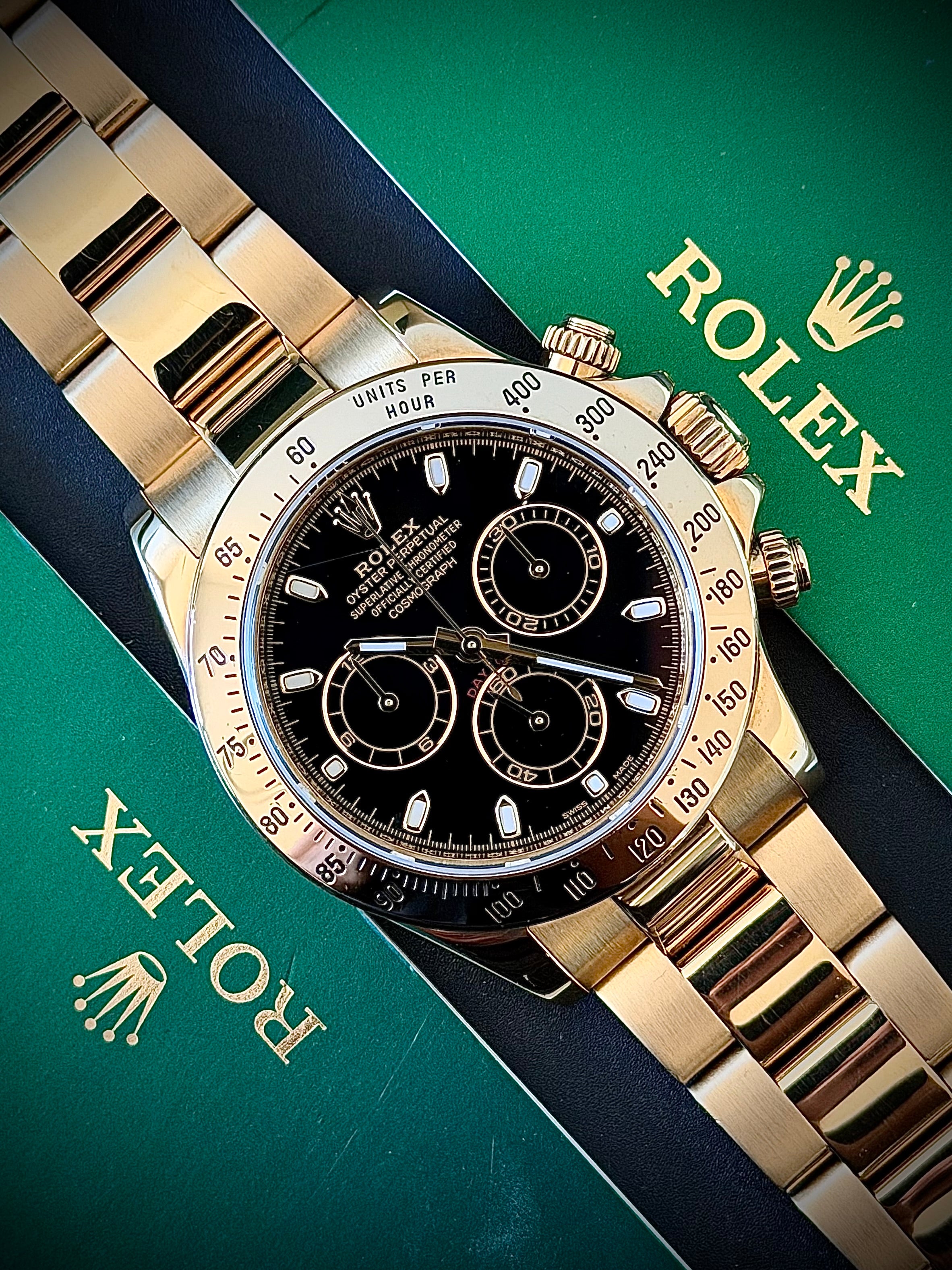 2014 ROLEX DAYTONA, 116528, BOX AND PAPERS, INC GST