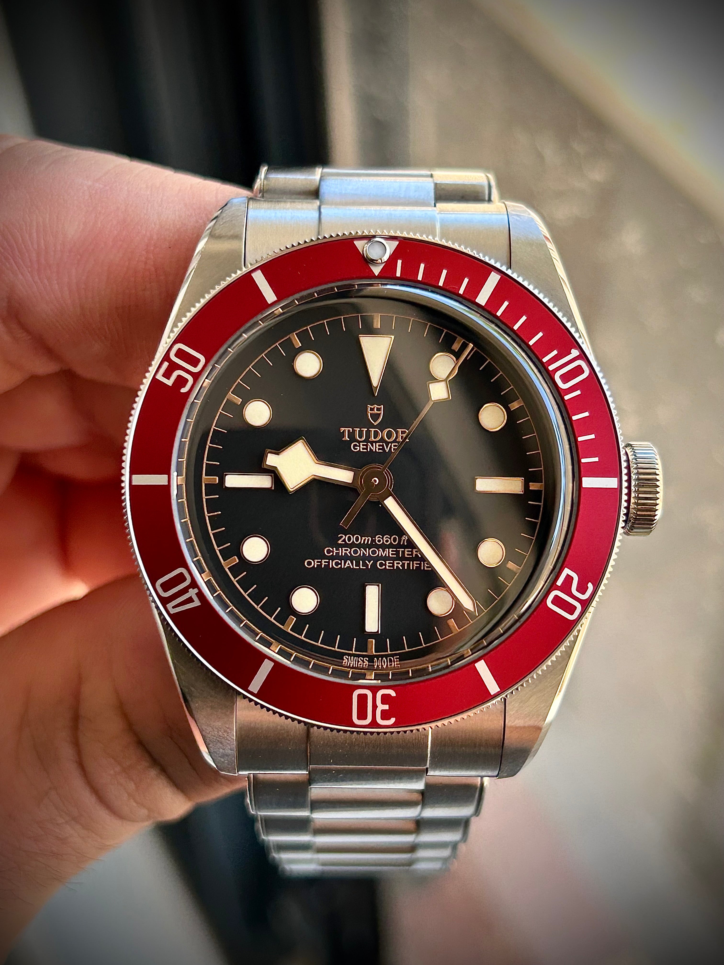 2022 TUDOR BLACK BAY BURGANDY, 41MM, FULL SET, INC GST