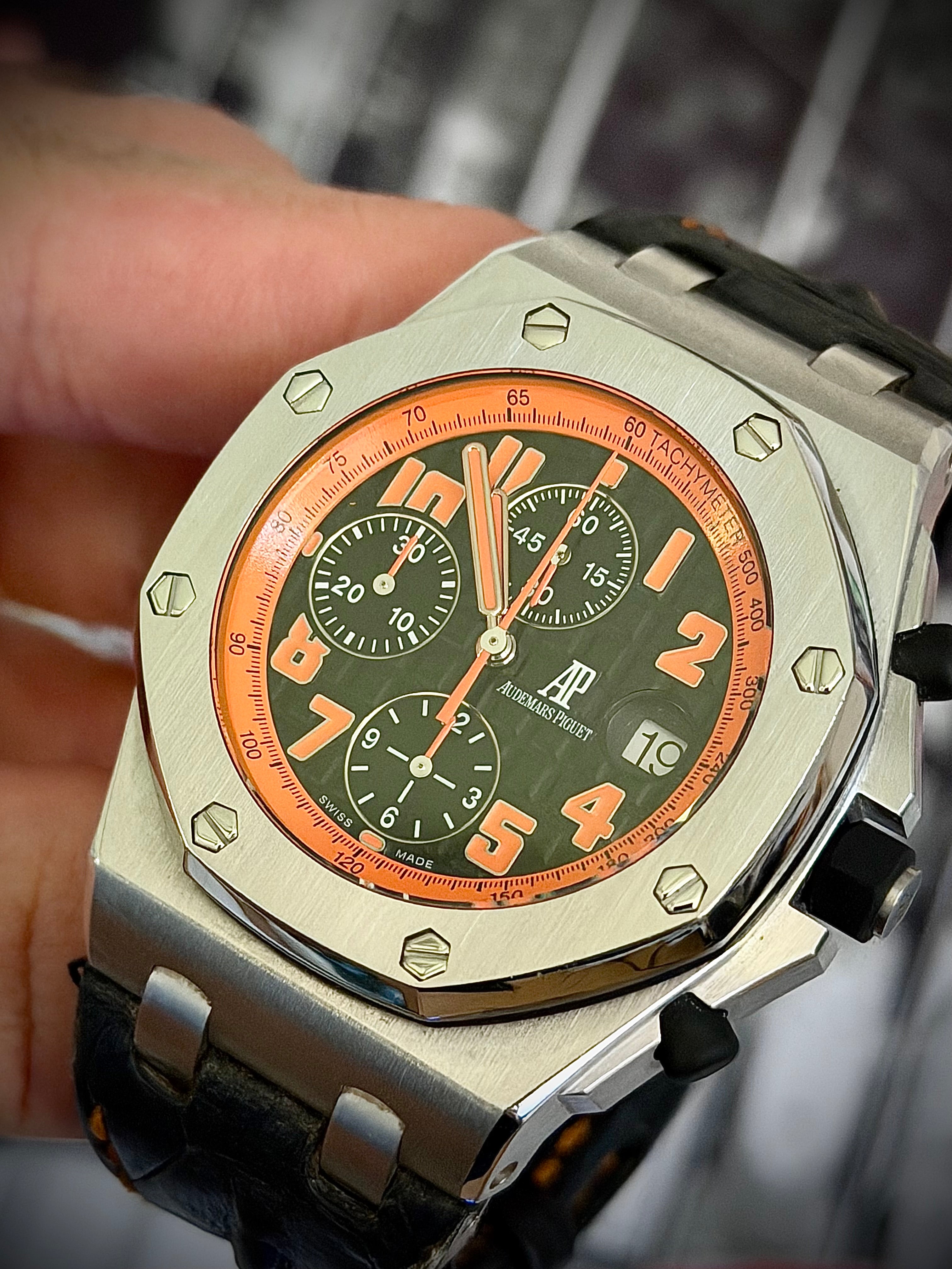 2010 AUDEMARS PIGUET ROYAL OAK OFFSHORE “VOLCANO”, 26170ST.OO.D101CR.01, FULL SET, INC GST