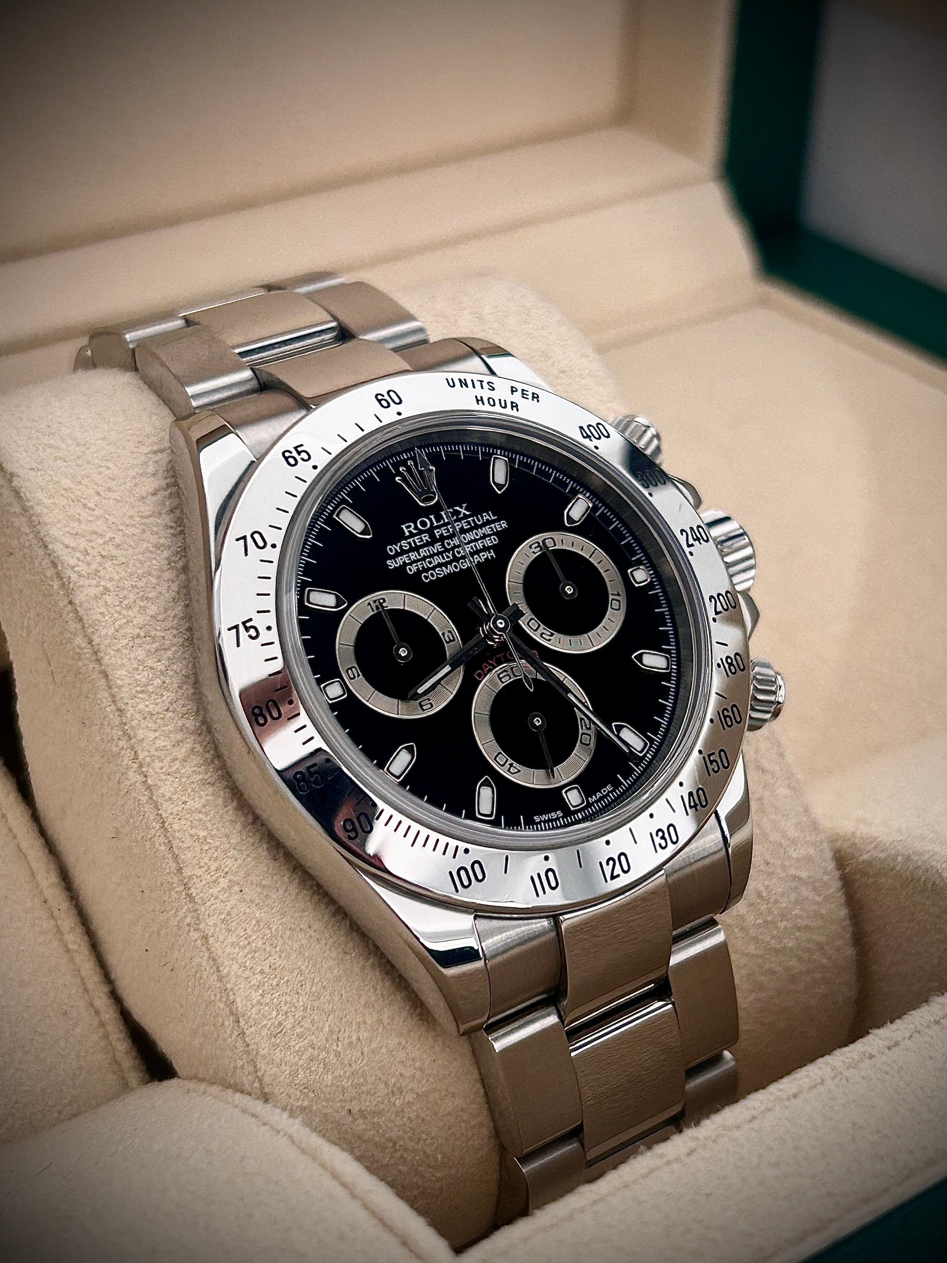 2004 ROLEX DAYTONA 116520, FULL SET, INC GST