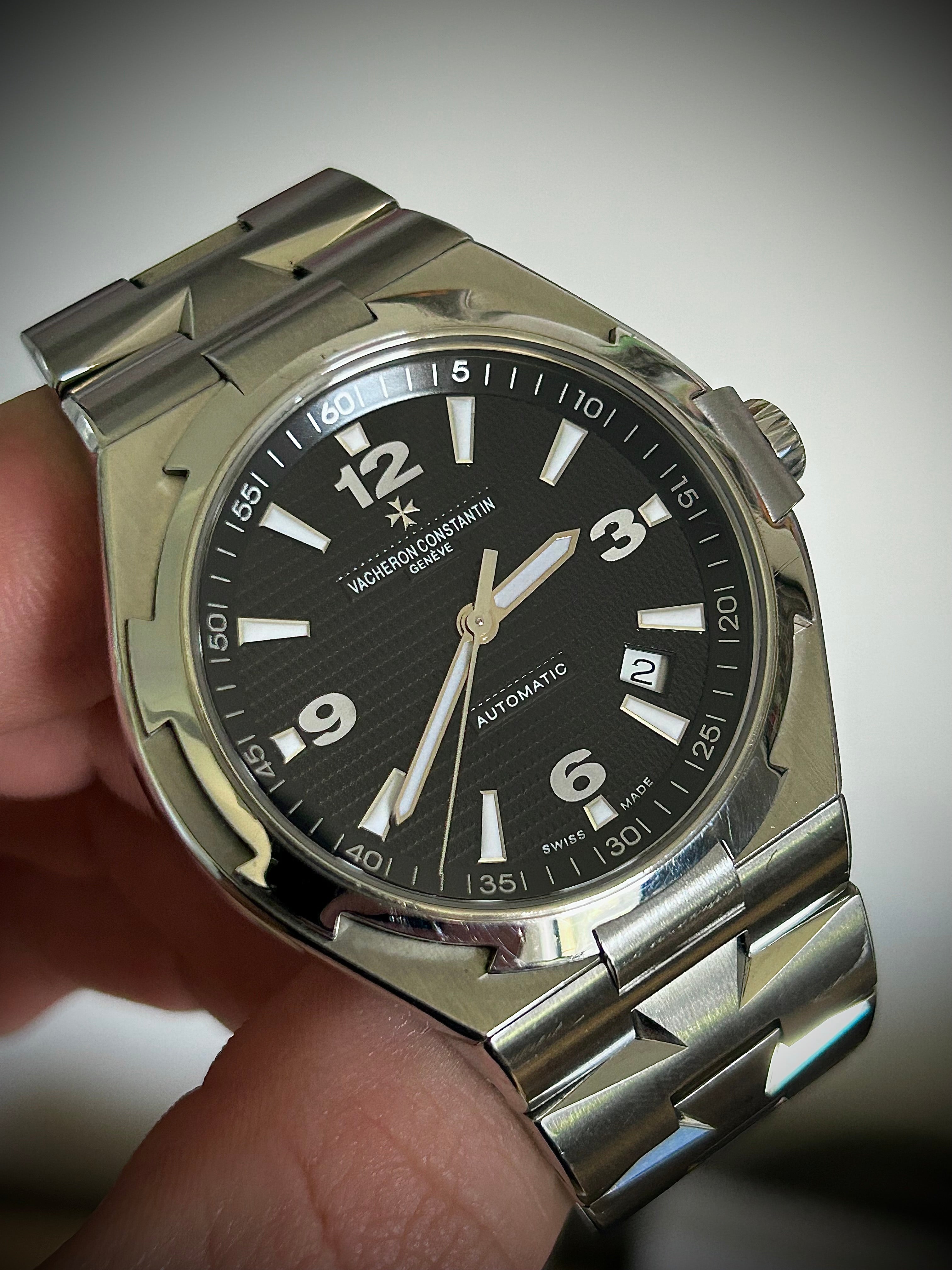 2008 VACHERON CONSTANTIN OVERSEAS, 47040/B01A-9094, BLACK DIAL, FULL SET, INC GST