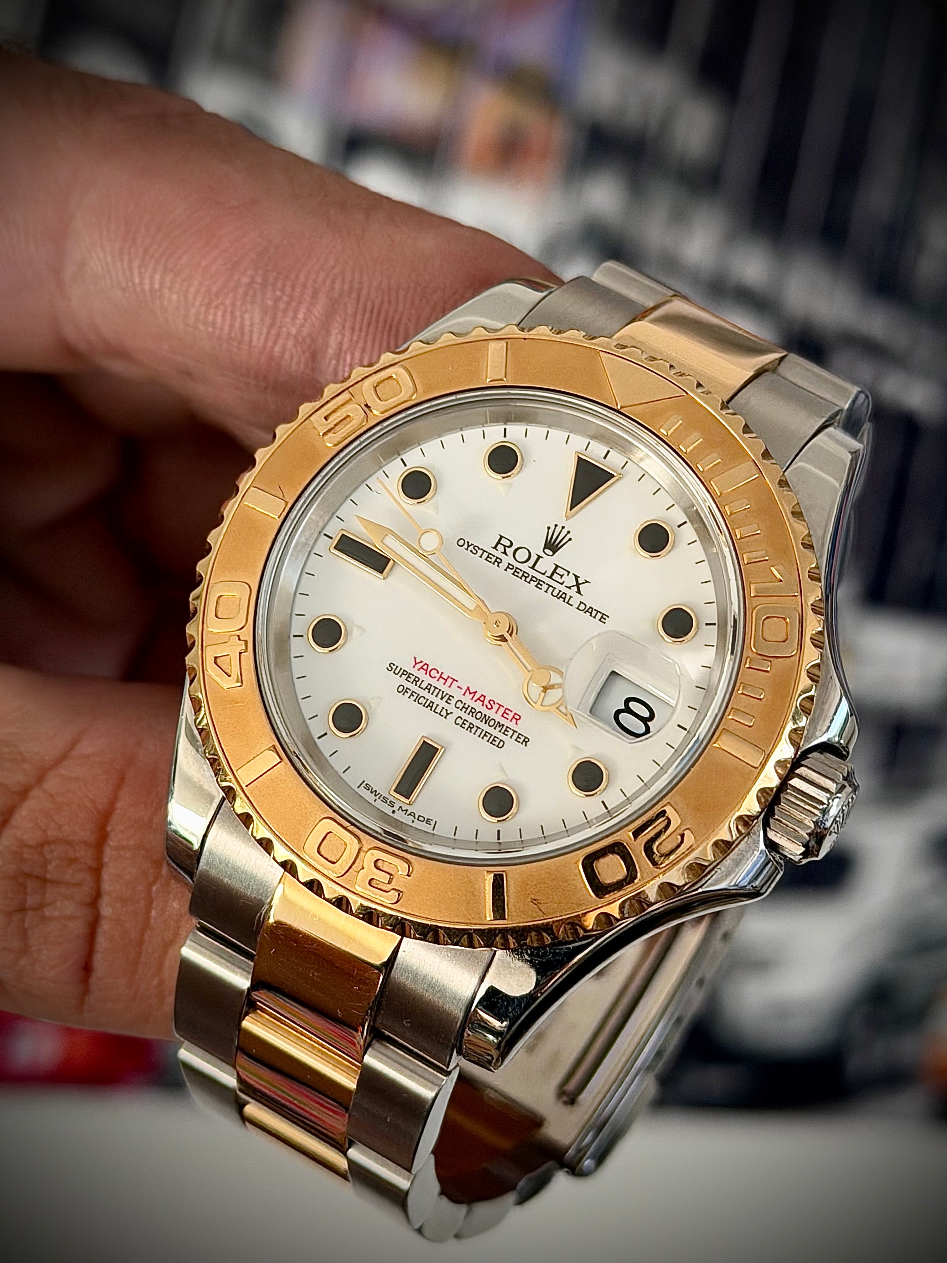 2006 ROLEX YACHT-MASTER, 16623, BOX & PAPERS, INC GST