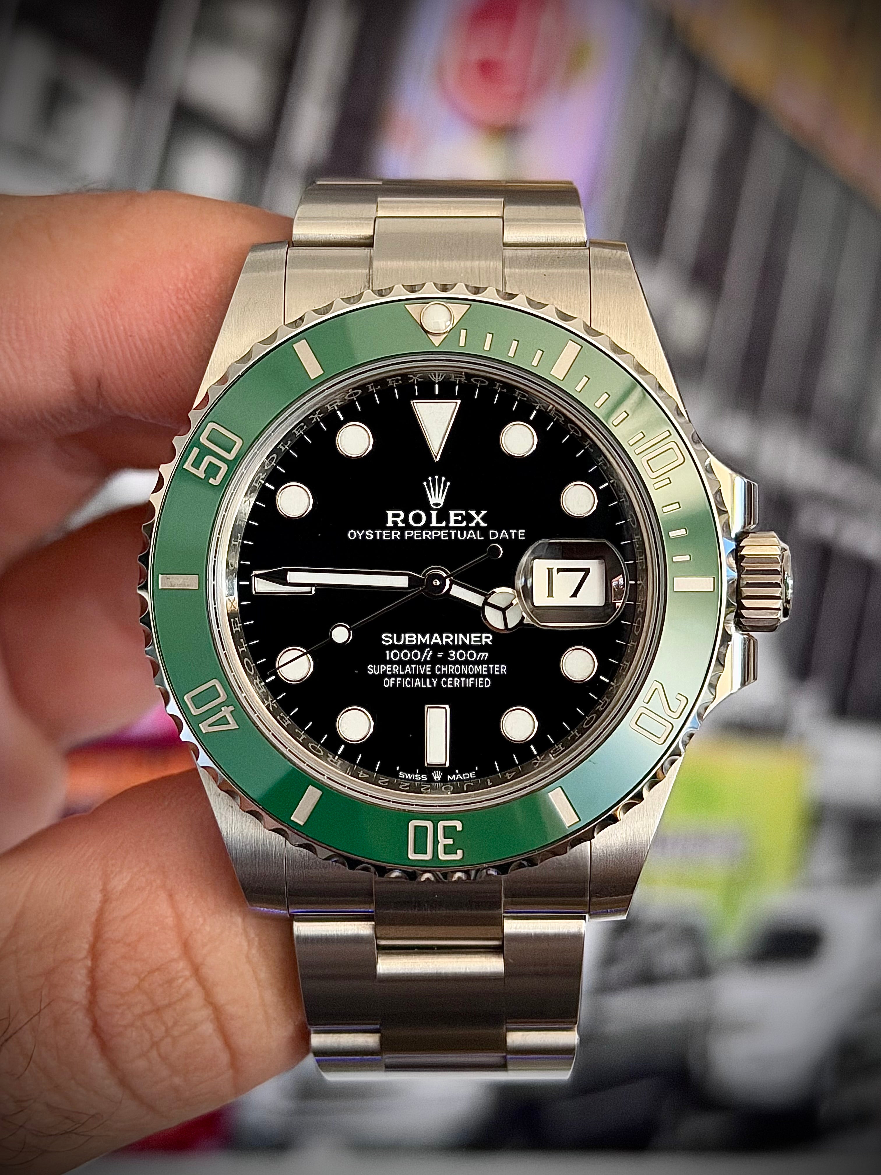 2023 ROLEX SUBMARINER DATE, STARBUCKS, 126610LV, STARBUCKS, FULL SET, INC GST