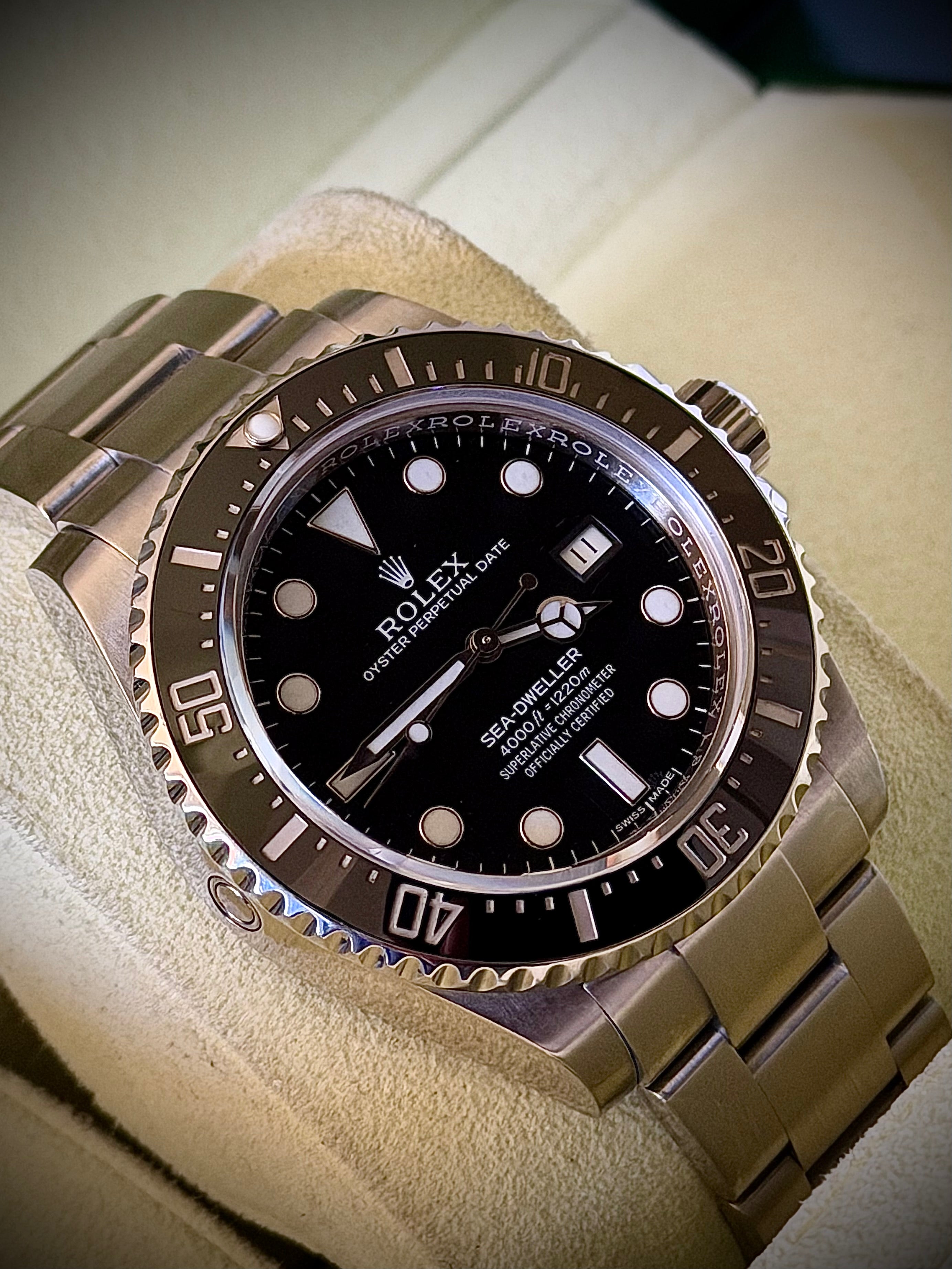 2016 ROLEX SEA-DWELLER 4000, 116600, FULL SET, INC GST