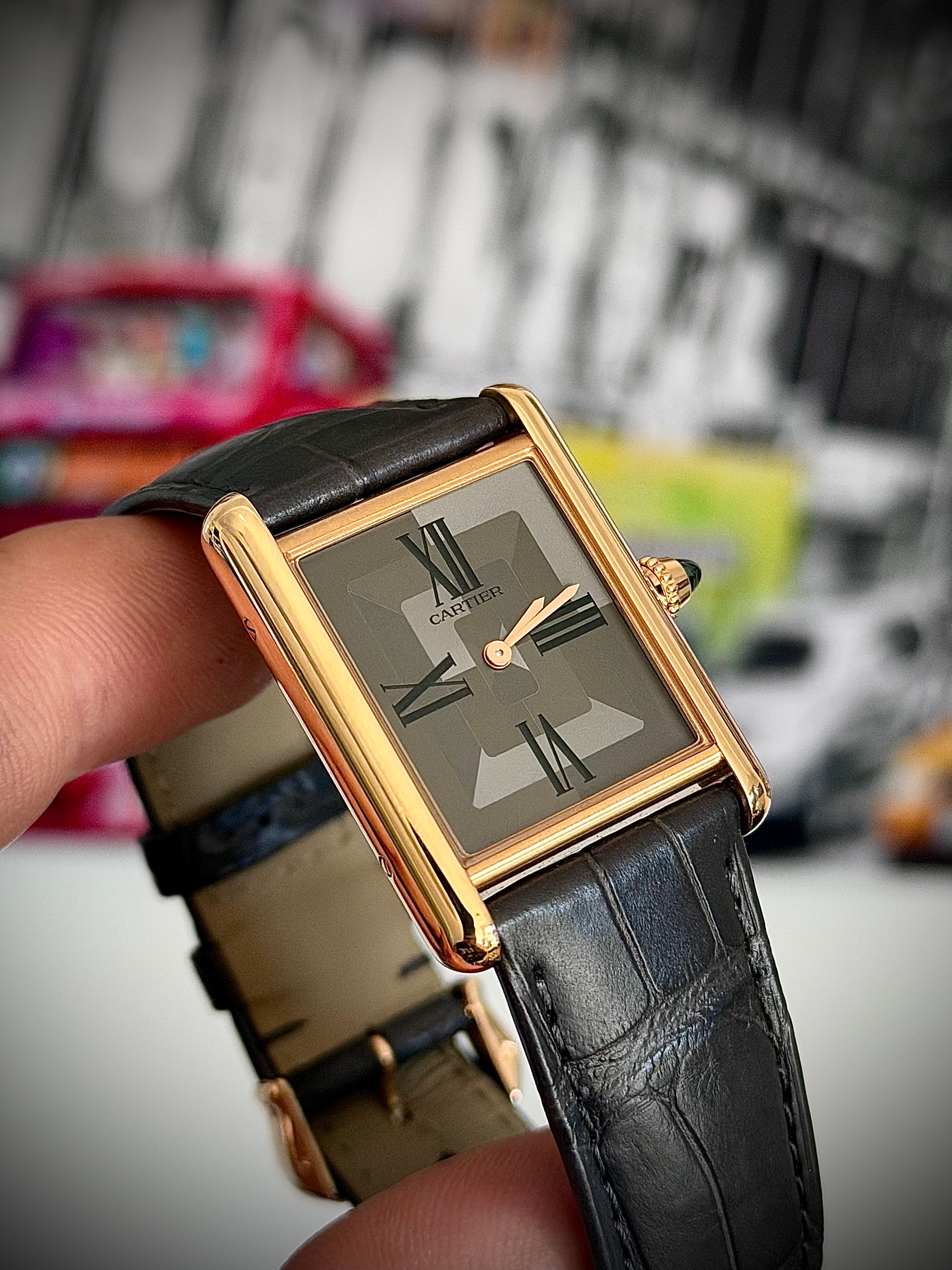 2023 CARTIER TANK LOUIS CARTIER LARGE, WGTA0092, 18K ROSE GOLD, LIMITED TO 1000, FULL SET, INC GST