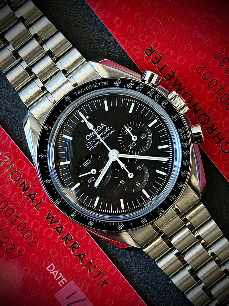 2021 OMEGA SPEEDMASTER PROFESSIONAL, SAPPHIRE SANDWICH , FULL SET, INC