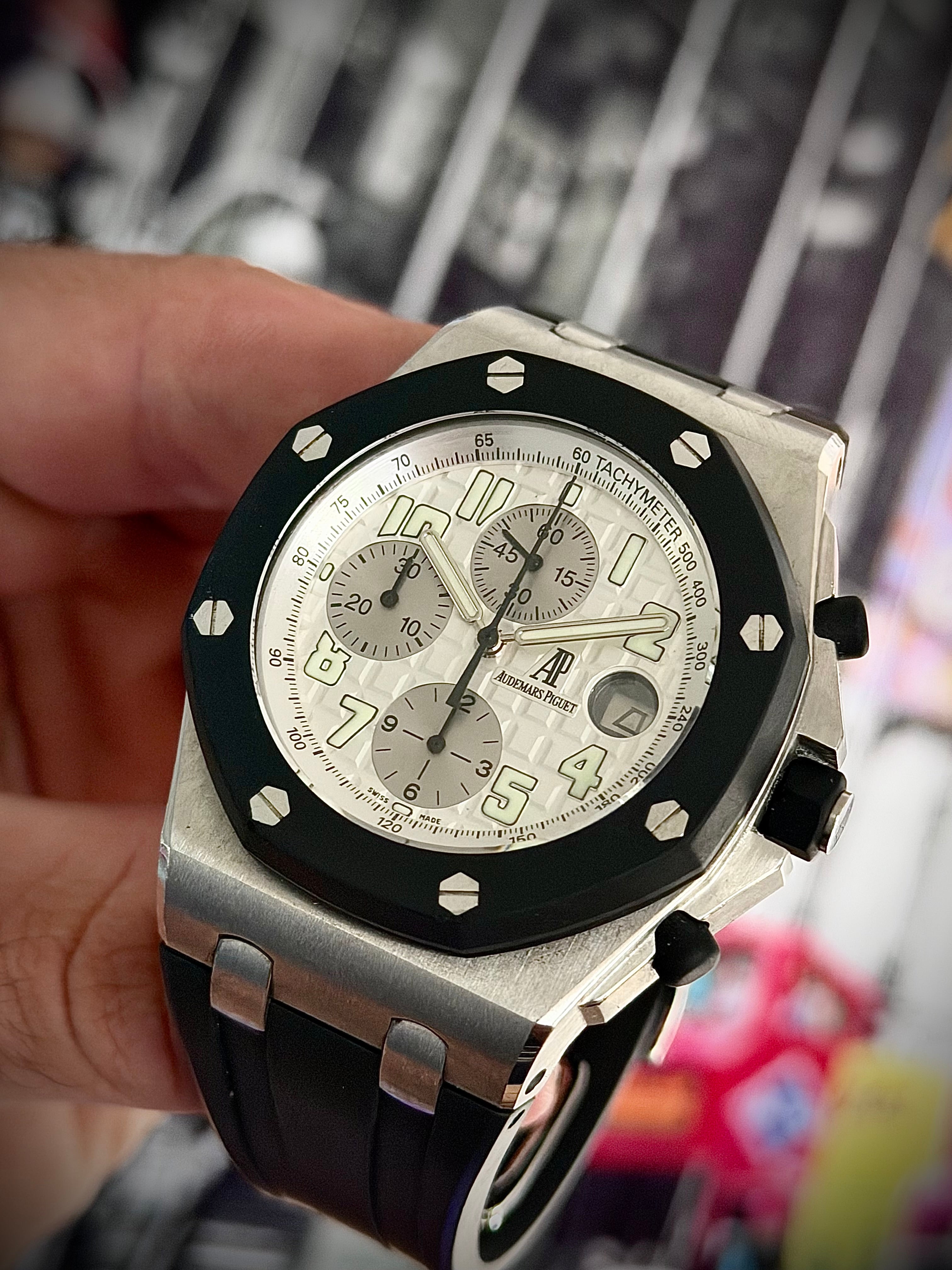 2003 AUDEMARS PIGUET ROYAL OAK OFFSHORE, 25940SK.00.D002CA.01.A, WATCH & AP SERVICE QUOTE, INC GST
