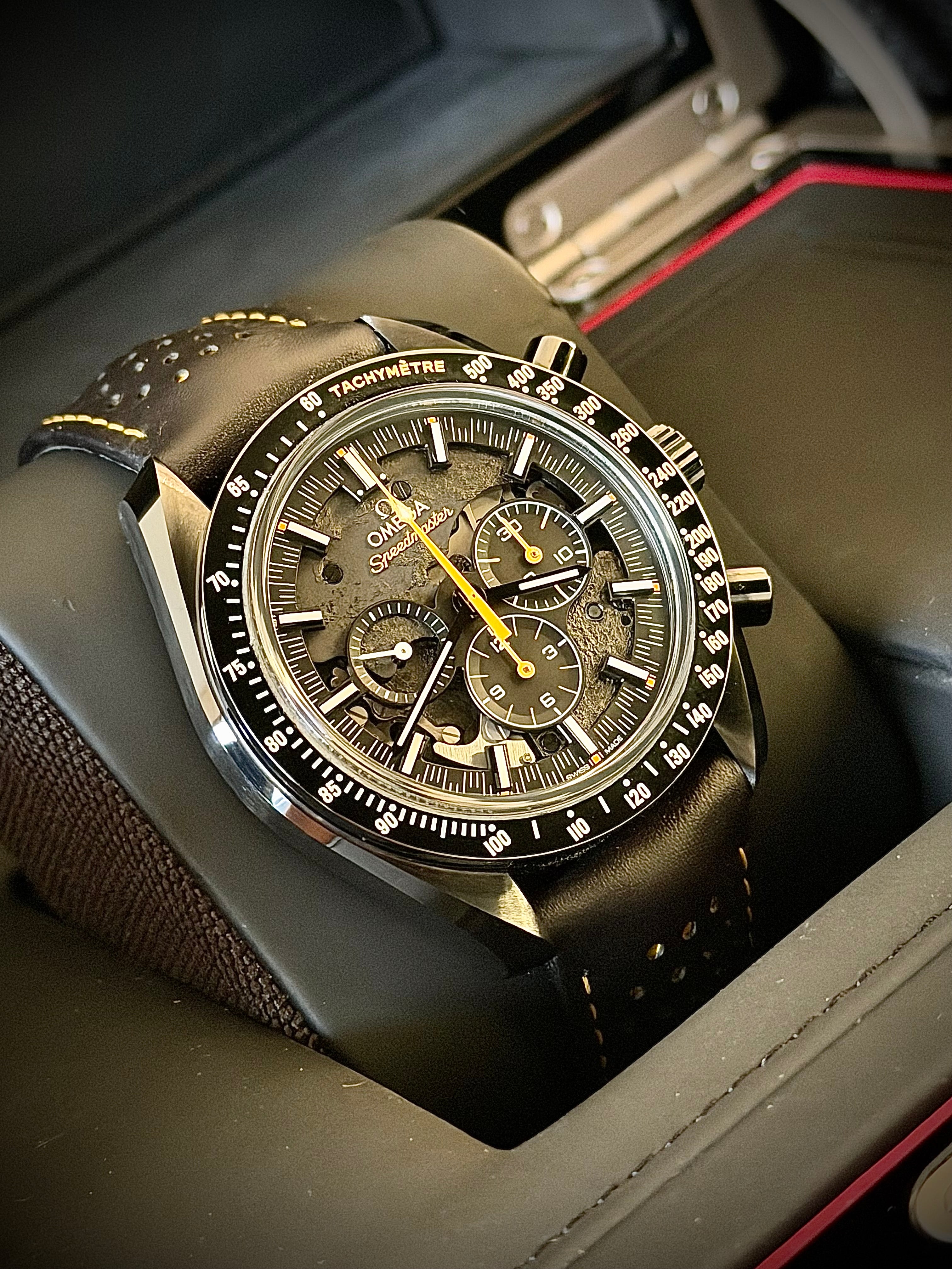 2020 OMEGA SPEEDMASTER APOLLO 8 DARK SIDE OF THE MOON, FULL SET, INC GST