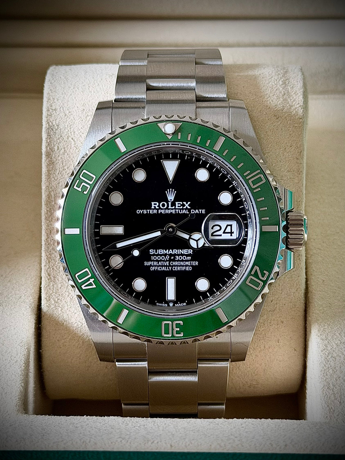2026 ROLEX SUBMARINER DATE “STARBUCKS”, 126610LV, FULL SET, INC GST