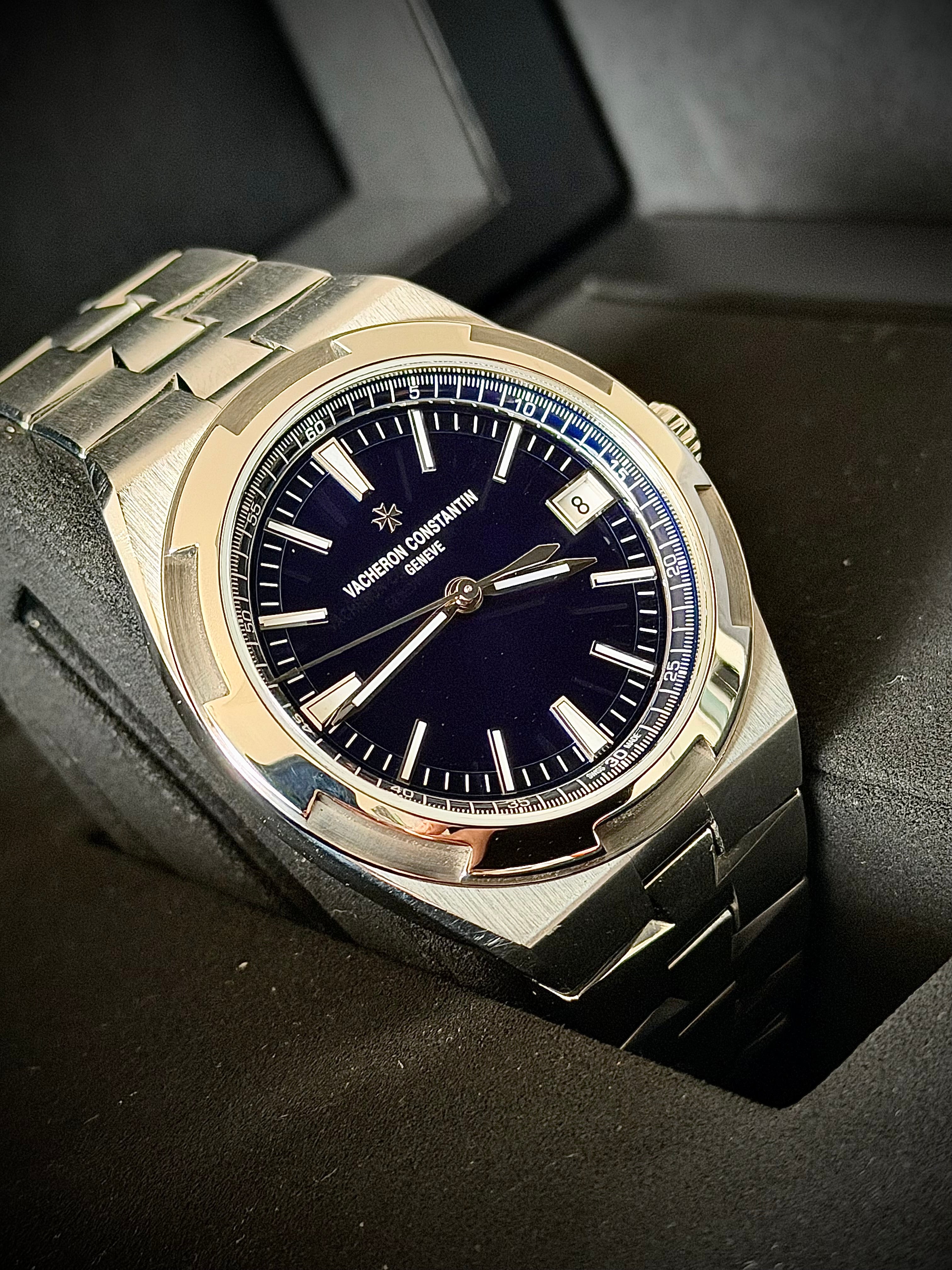 2024 VACHERON CONSTANTIN OVERSEAS, BLUE DIAL, 4520V/110A-B128, FULL SET, INC GST