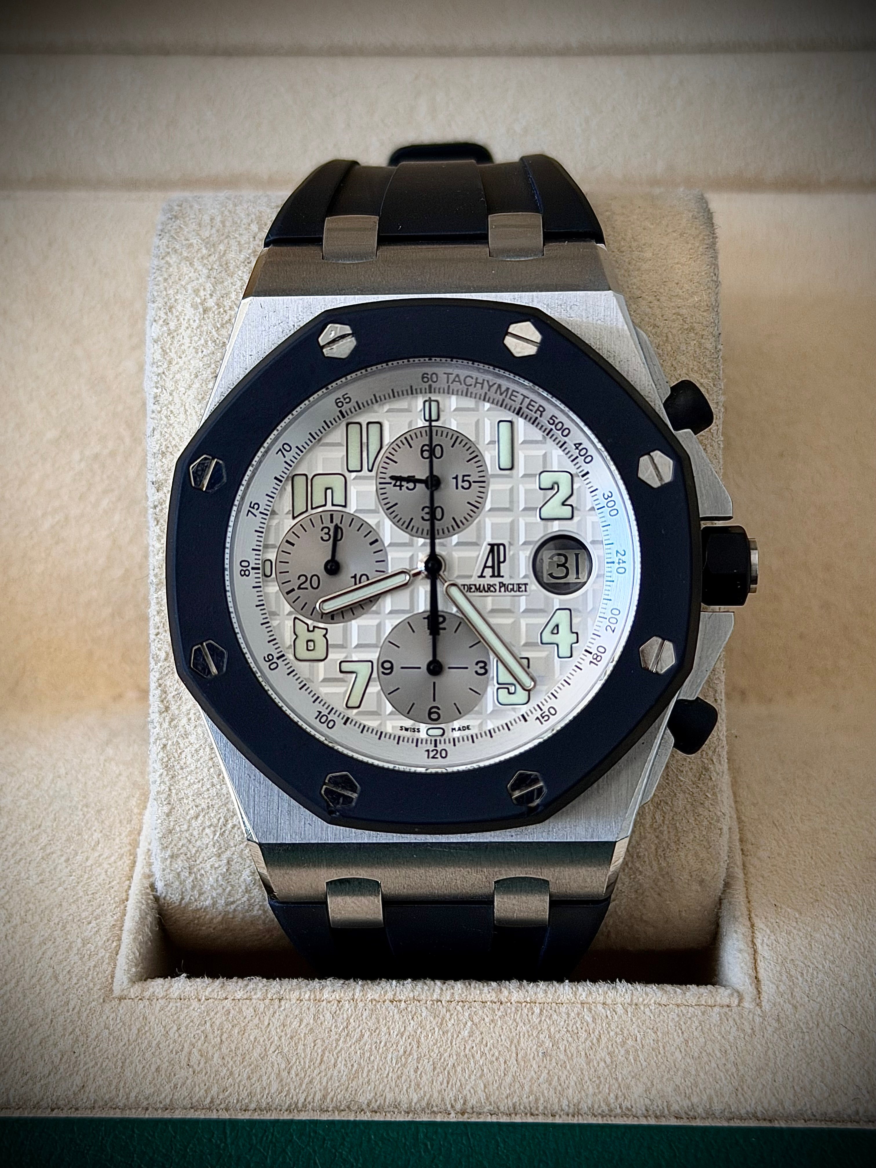 CIRCA 2014 AUDEMARS PIGUET ROYAL OAK OFFSHORE, 25940SK.00.D002CA.01.A, WATCH & AP SERVICE QUOTE, INC GST