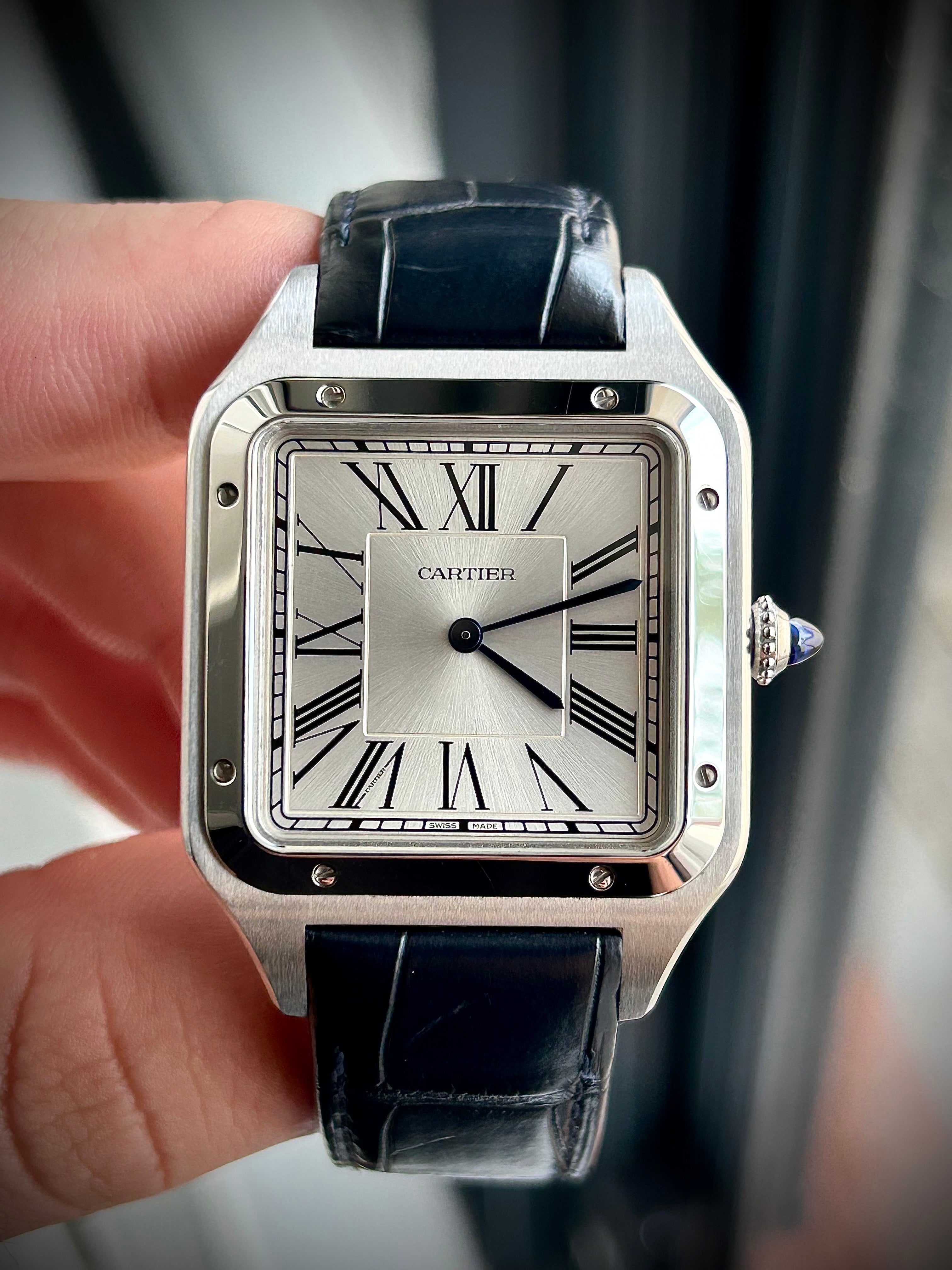 2021 CARTIER SANTOS DUMONT XL, WSSA0032, FULL SET, INC GST