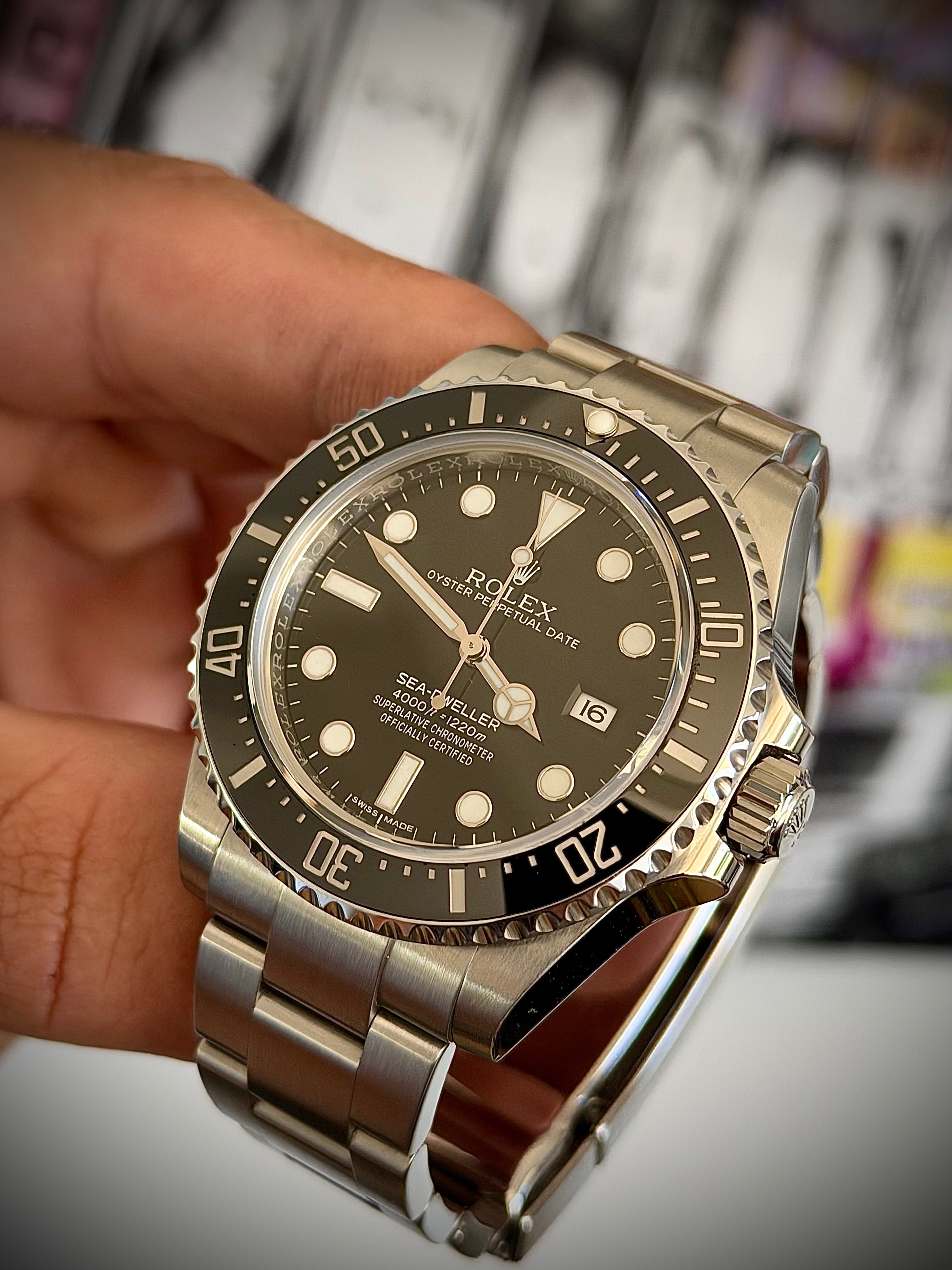 2017 ROLEX SEA-DWELLER 4000, 116600, FULL SET, INC GST