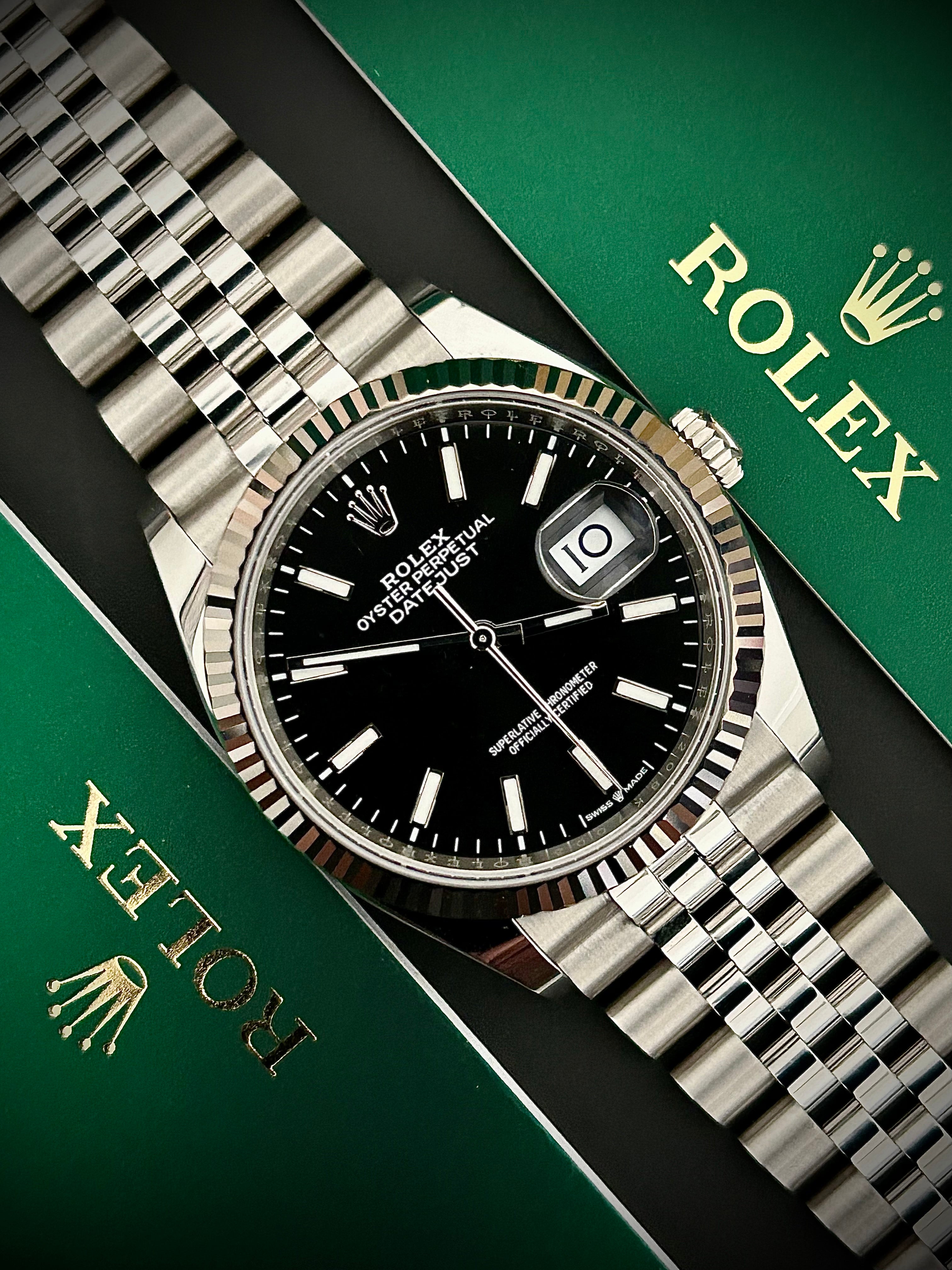 2024 ROLEX DATEJUST 36, 126234, FULL SET, INC GST