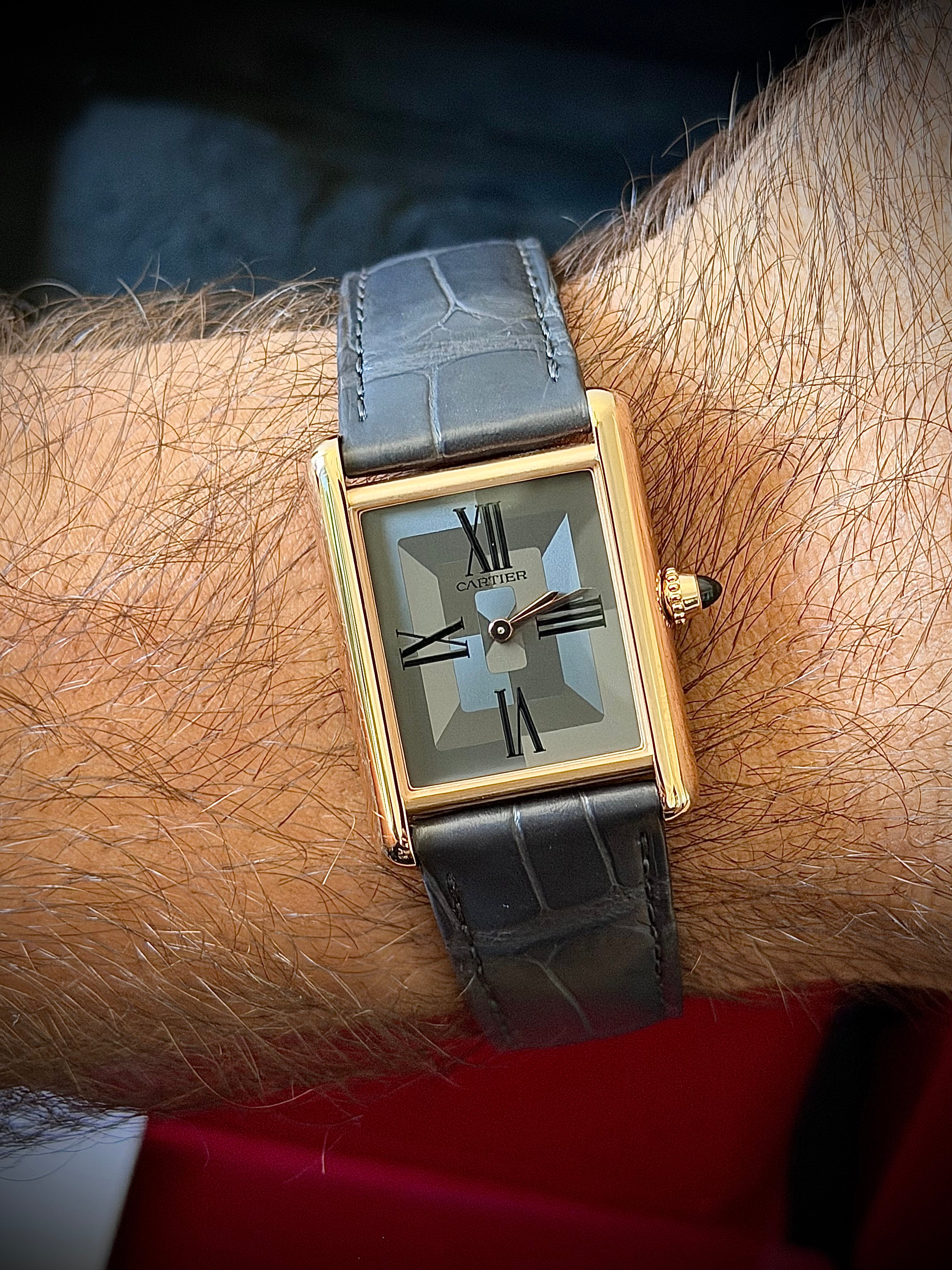2023 CARTIER TANK LOUIS CARTIER LARGE, WGTA0092, 18K ROSE GOLD, LIMITED TO 1000, FULL SET, INC GST
