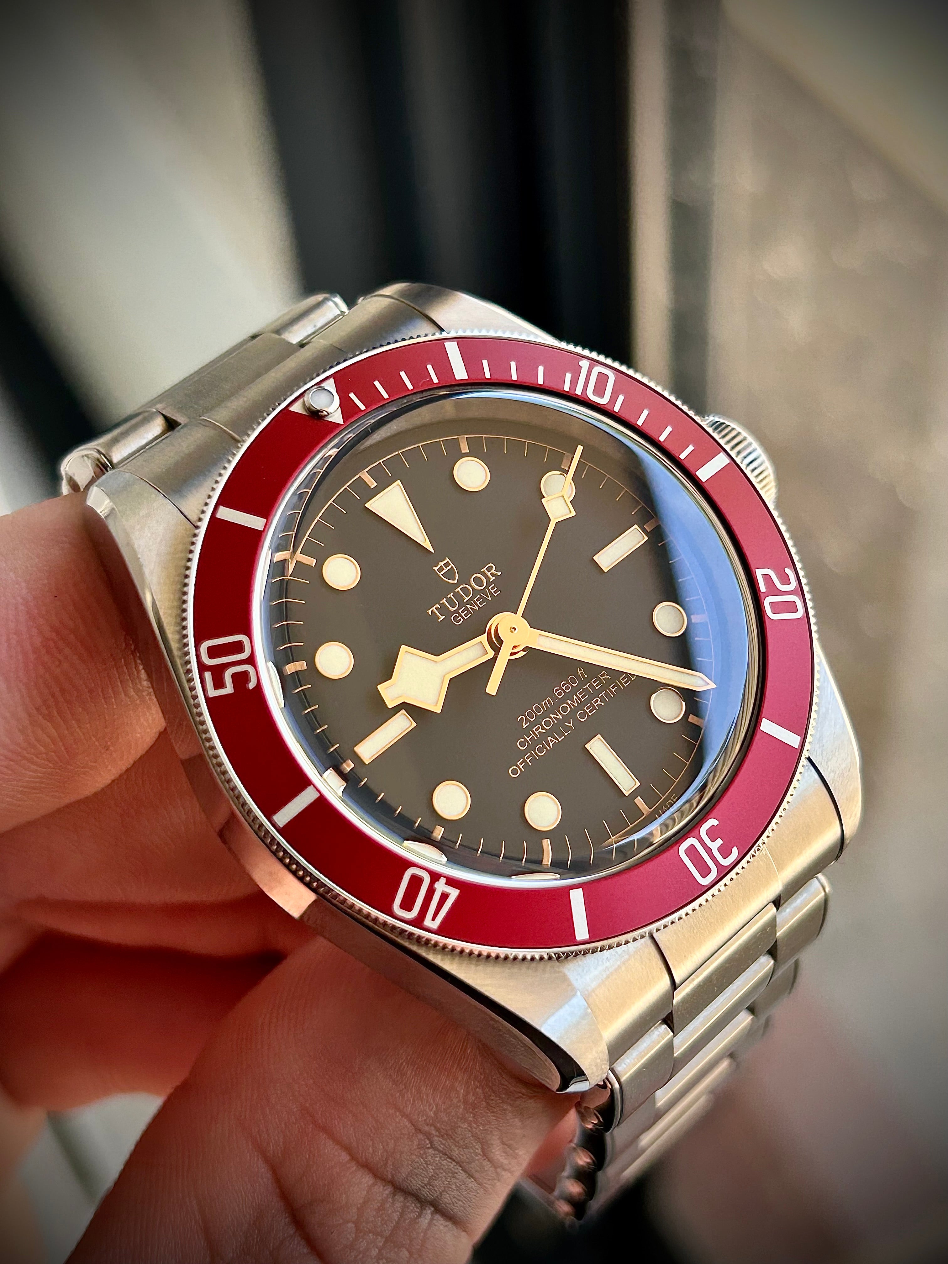 2022 TUDOR BLACK BAY BURGANDY, 41MM, FULL SET, INC GST