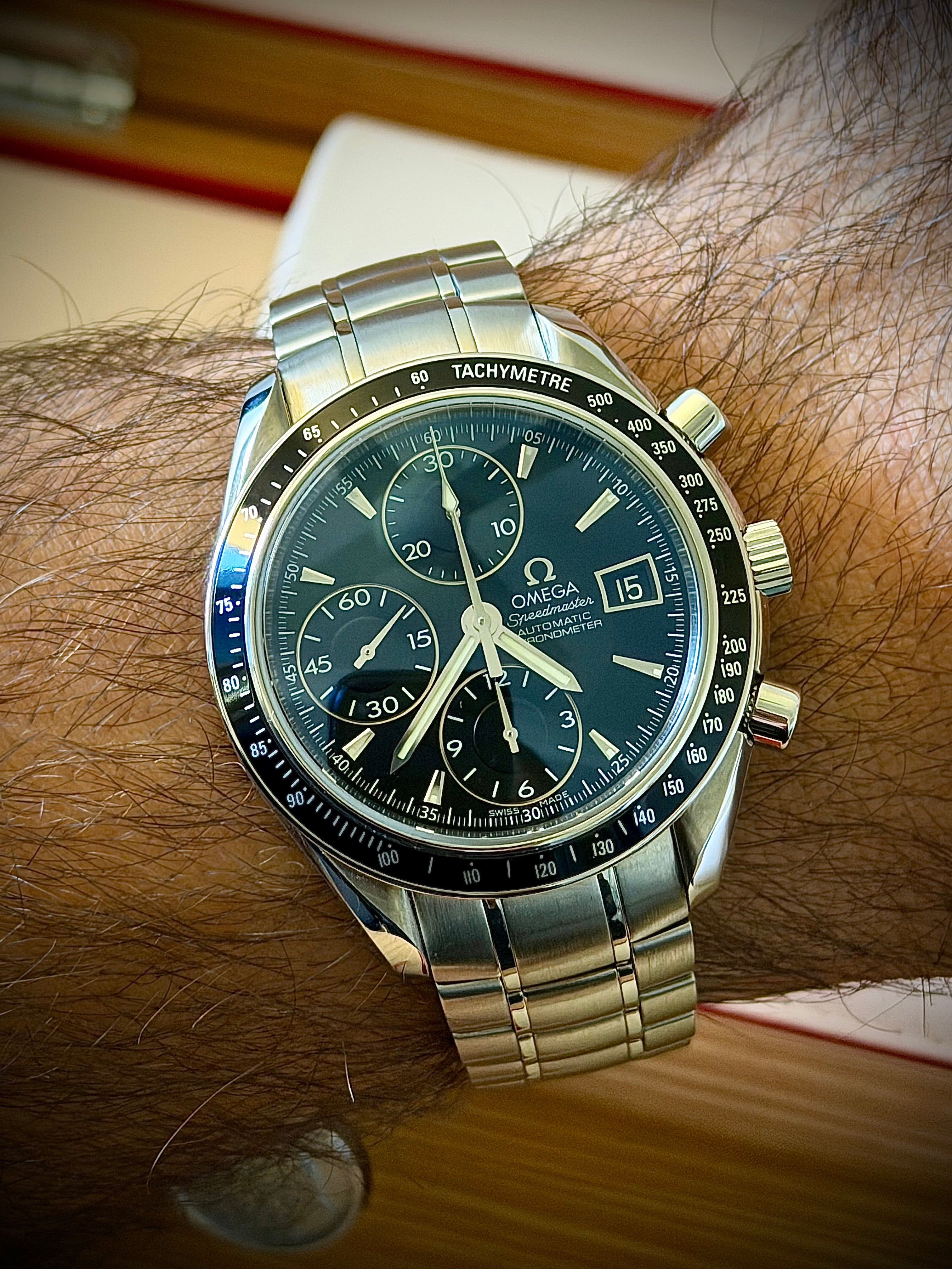 2018 OMEGA SPEEDMASTER DATE AUTOMATIC, 3210.50.00, FULL SET, INC GST